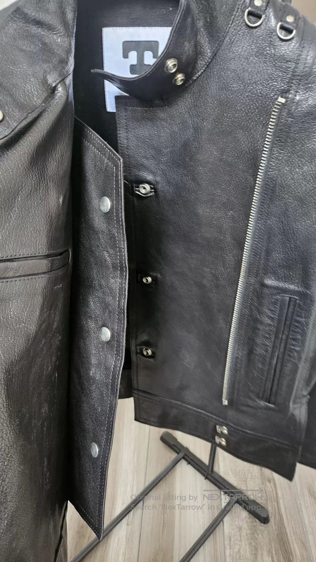 Tellason Tellason Horsehide Motorcycle Leather Jacket. Size US L / EU 52-54 / 3 - 4 Thumbnail