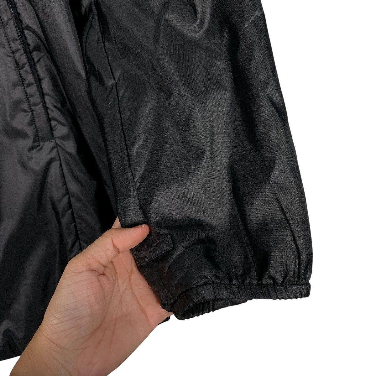 Prada Vintage Prada Hooded Nylon Long Jacket Size US L / EU 52-54 / 3 - 15 Thumbnail