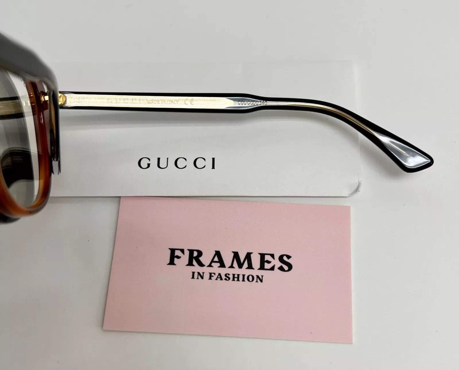 Gucci GUCCI AUTHENTIC 0087 Black Aviator Sunglasses GG0087 003 Size ONE SIZE - 2 Thumbnail