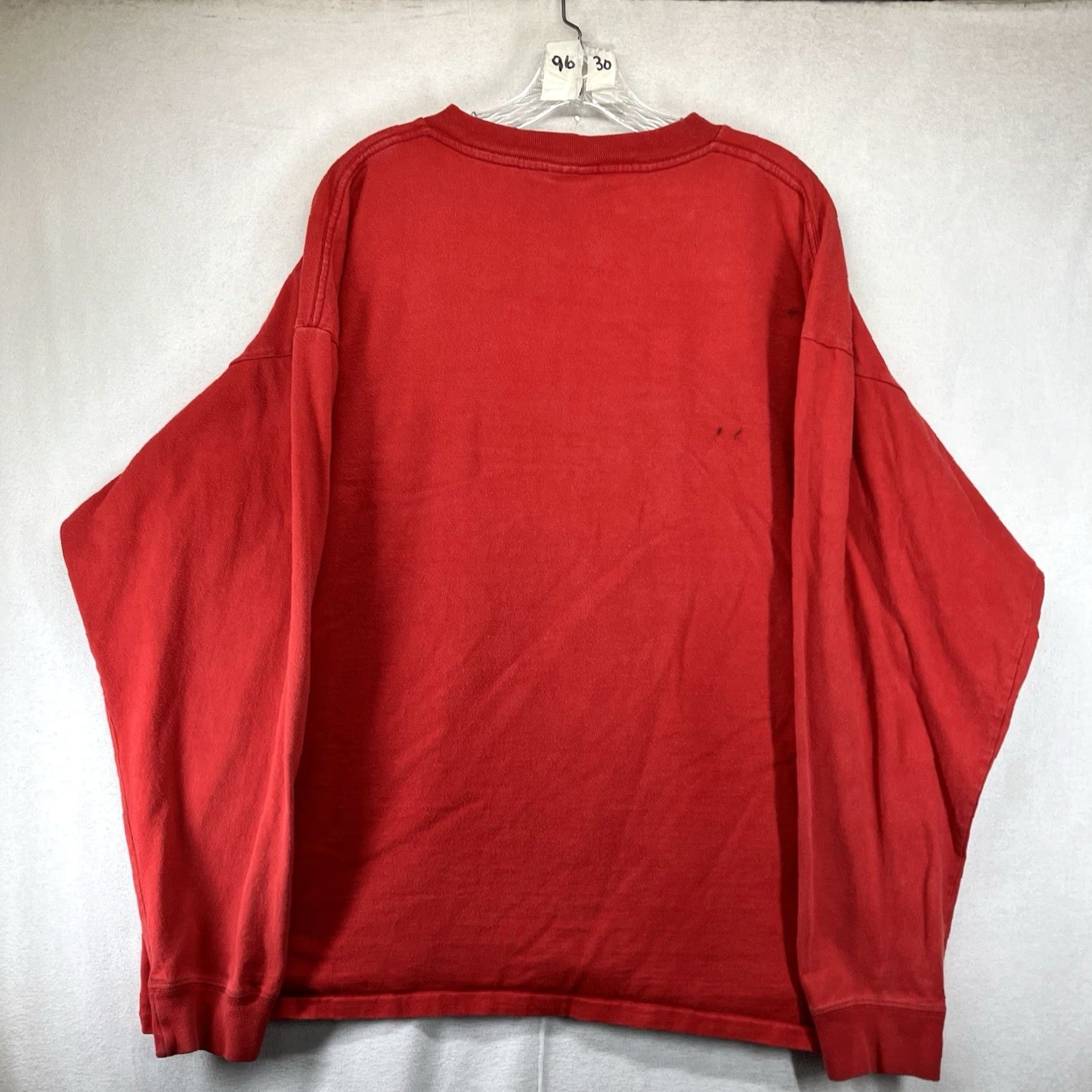 Carhartt VINTAGE Carhartt Long Sleeve T-Shirt XL Workwear Red Pocket Crew Neck Men | 2000s Grunge Outdoor Classic C Size US XL / EU 56 / 4 - 2 Thumbnail