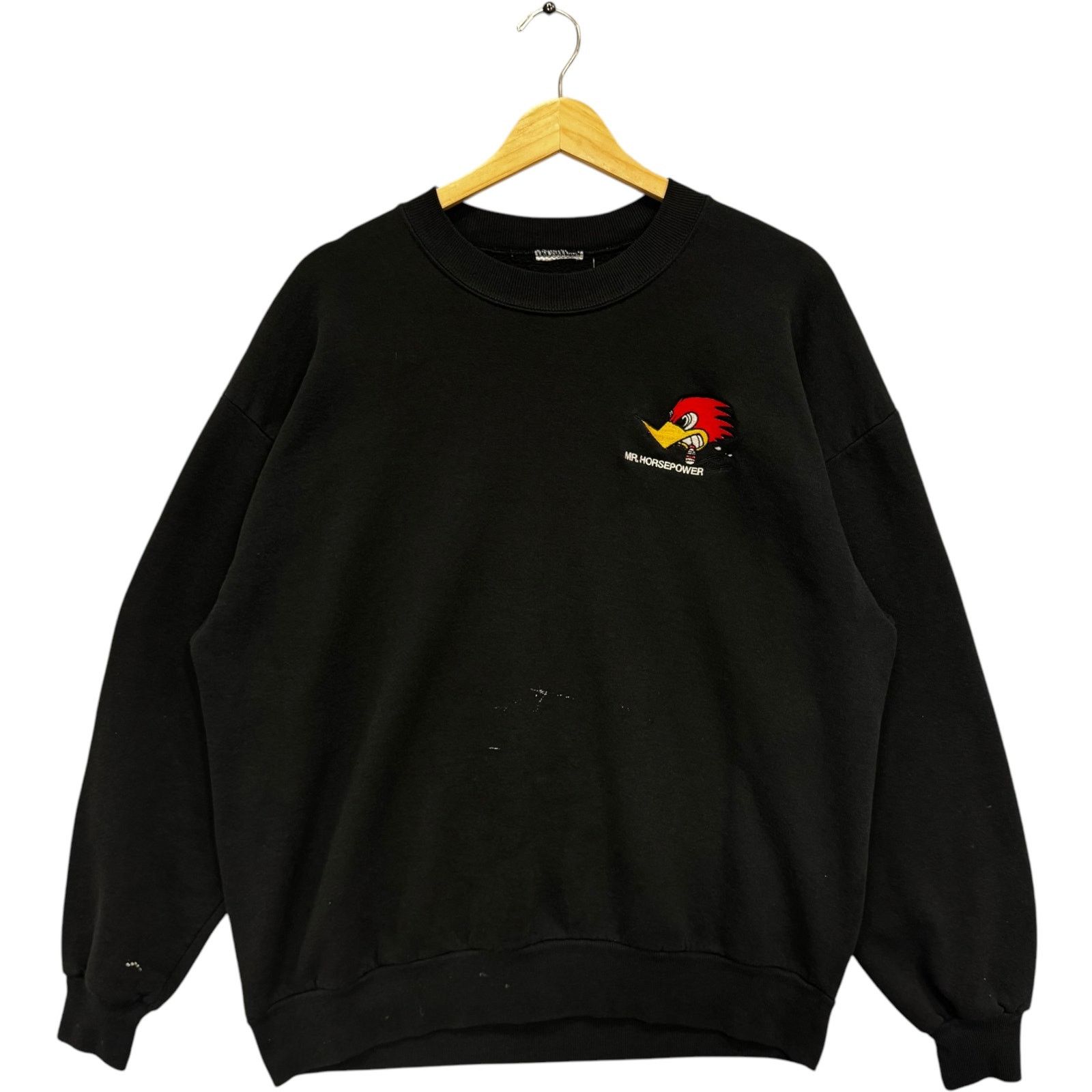Vintage Vintage Mr. Horsepower Embroidered Crewneck XL Size US XL / EU 56 / 4 - 1 Thumbnail