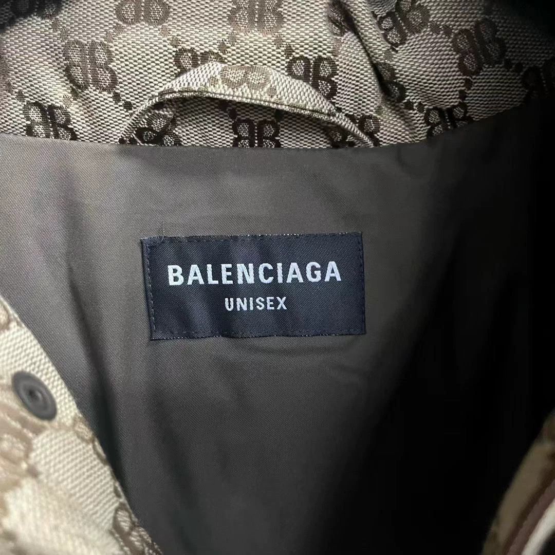 Balenciaga balenciaga khaki printed puffer jacket size 48 Size US M / EU 48-50 / 2 - 3 Thumbnail