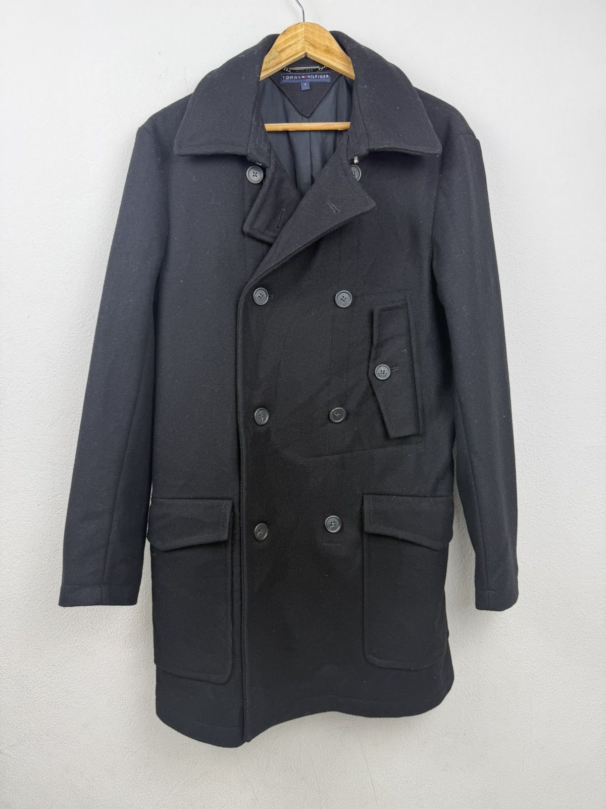 Tommy Hilfiger Tommy Hilfiger Double-Breasted Wool Blend Overcoat Size US S / EU 44-46 / 1 - 4 Thumbnail