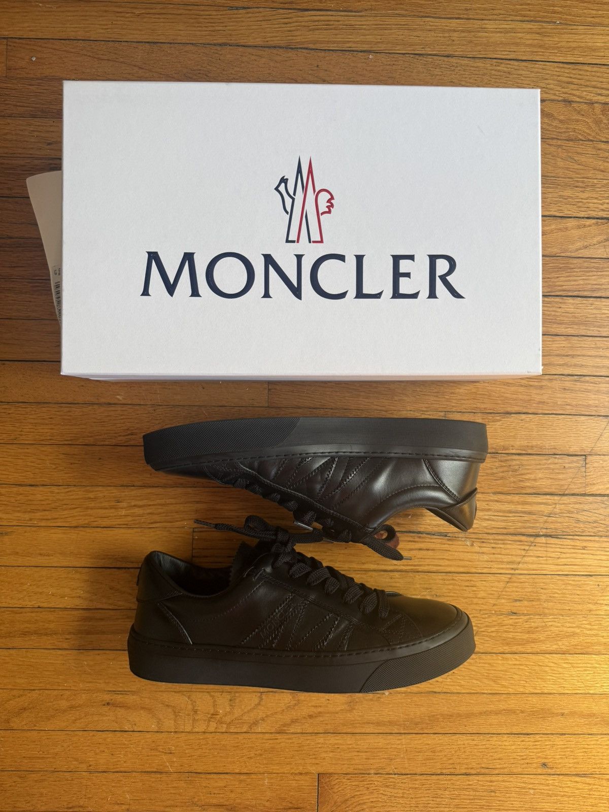 Moncler Moncler Black Monaco Shoes Size US 9 / EU 42 - 1 Thumbnail