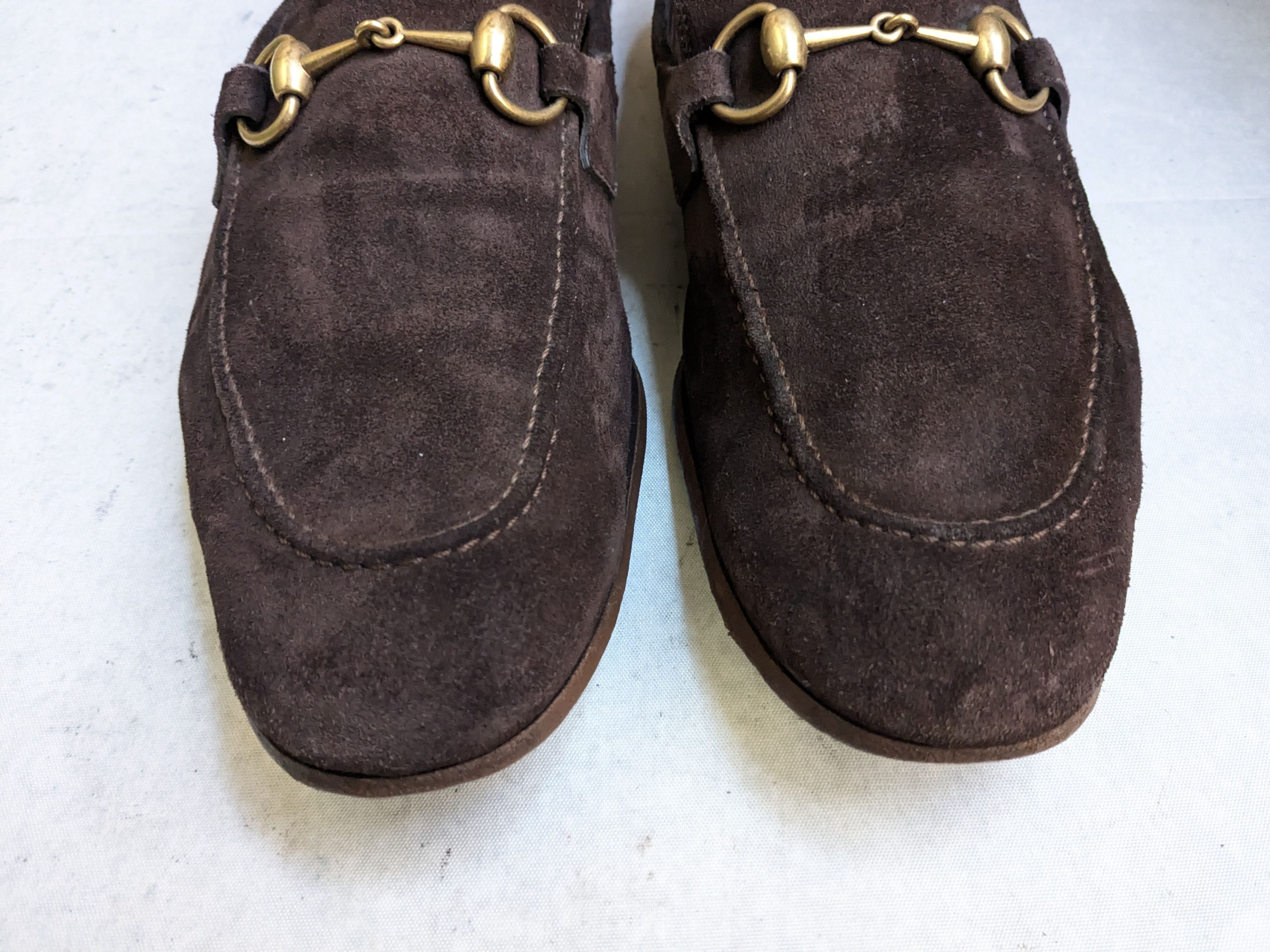 Gucci Gucci Horsebit Loafers Brown Suede 10.5 Size US 10.5 / EU 43-44 - 4 Thumbnail
