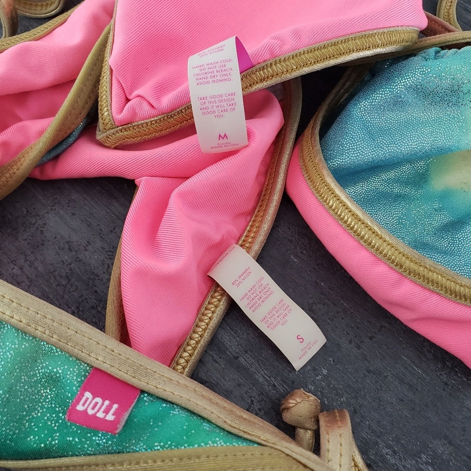 Other Multicolored Gold | DOLL | Bikini Set Size ONE SIZE - 6 Thumbnail