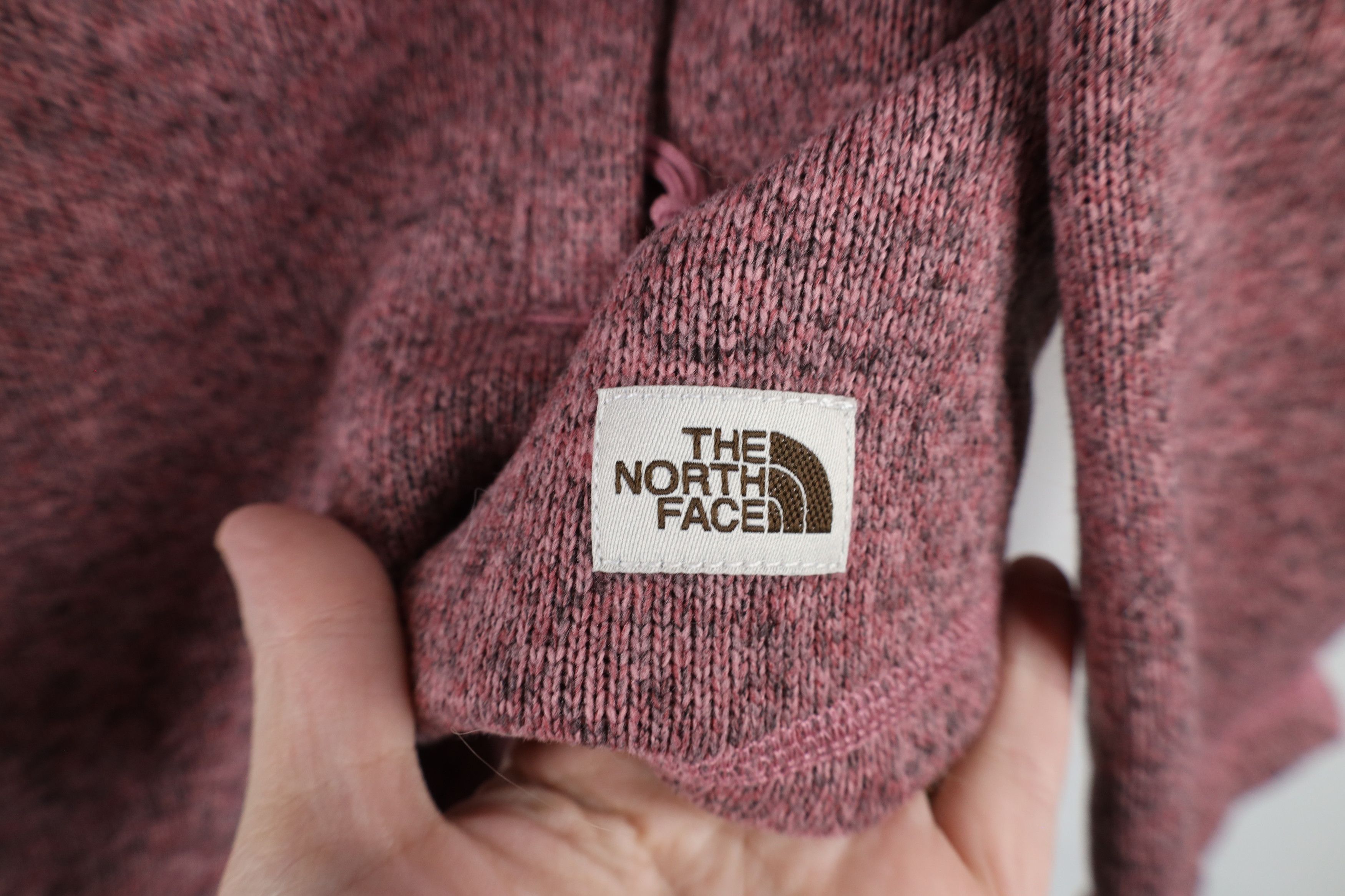 The North Face × Vintage The North Face Crescent Hooded 1/4 Zip Fleece Sweater Size M / US 6-8 / IT 42-44 - 4 Thumbnail