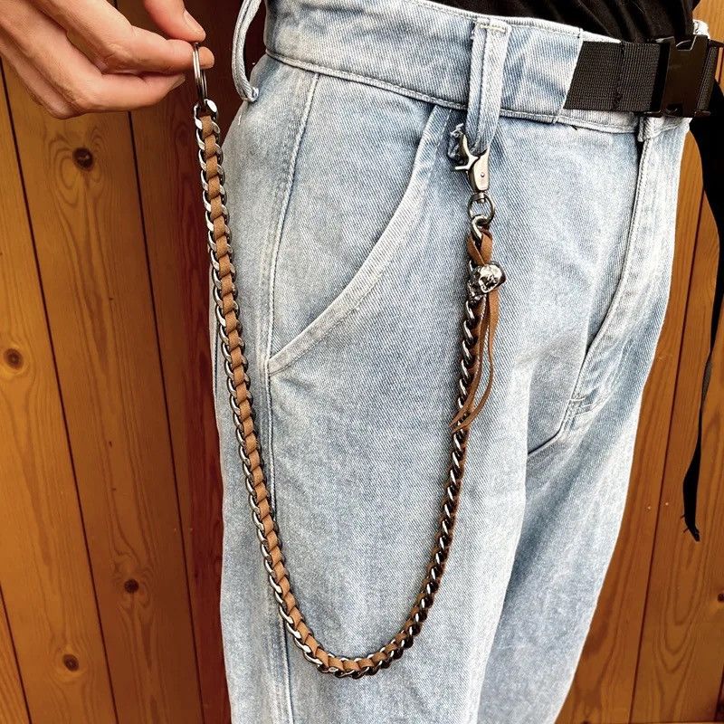 Vintage Waist Key Chain Skull Head Metal Vintage Gothic Skeleton Size ONE SIZE - 1 Preview