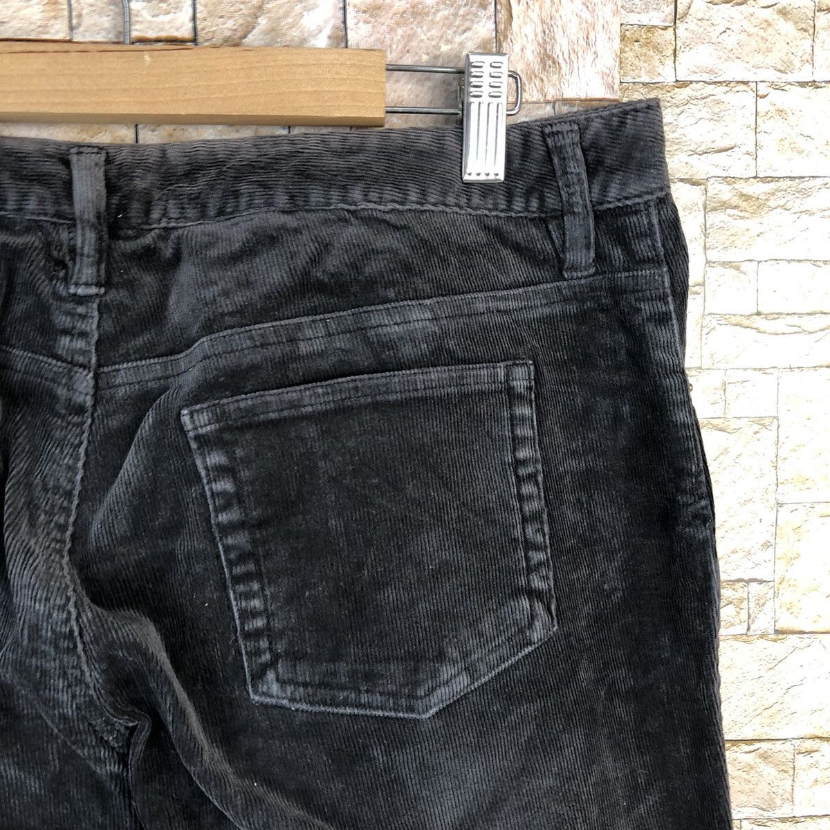 Japanese Brand Top Valu Coduroy Black Casual Pants #A1127 Size US 30 / EU 46 - 15 Thumbnail
