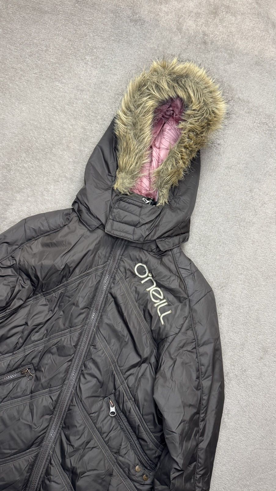 Japanese Brand O’Neill Y2K faux fur jacket Ifsixwasnine LGB Goa style Size US S / EU 44-46 / 1 - 3 Thumbnail
