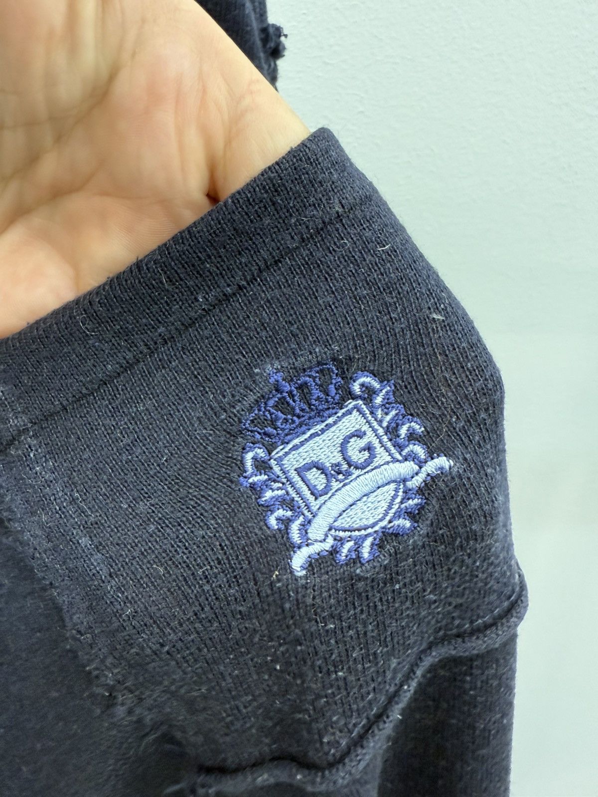 Dolce & Gabbana Dolce & Gabbana Cotton Cashmere Inside Out Sweater Size US L / EU 52-54 / 3 - 3 Thumbnail