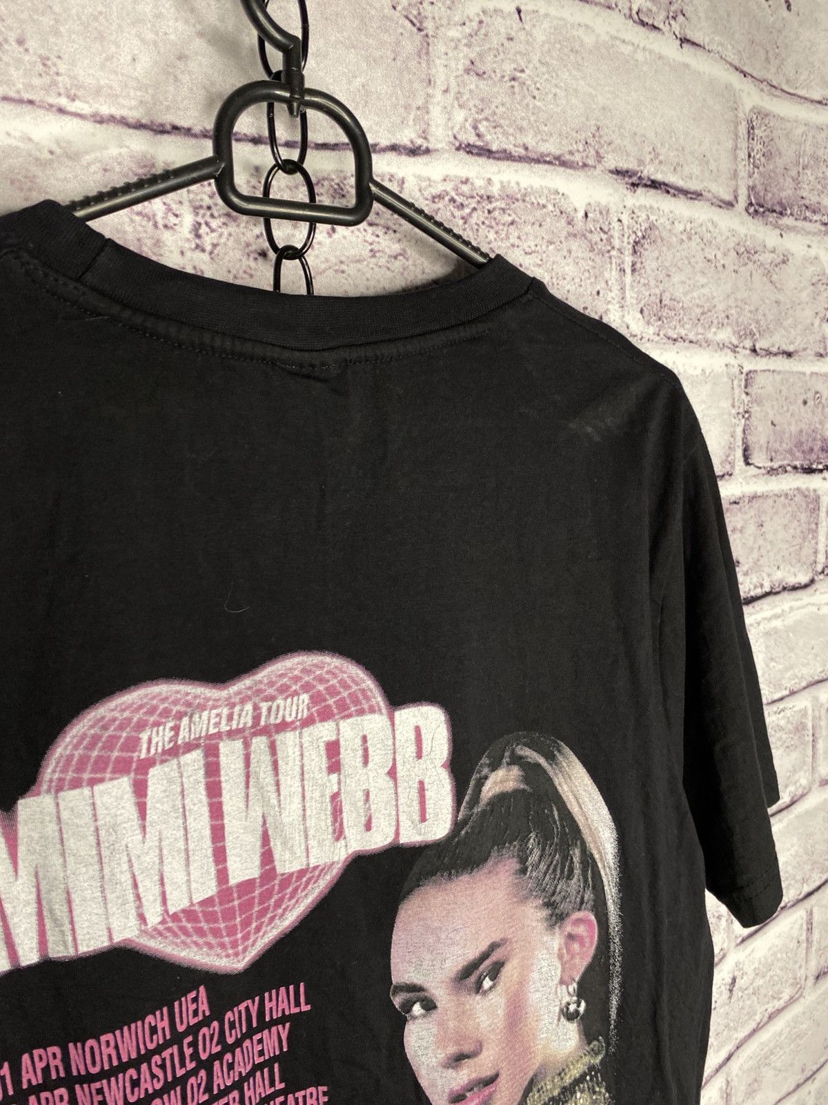 Band Tees Men's T-Shirt The Amelia Tour Mimi Webb Tour Rock Tee Size US M / EU 48-50 / 2 - 10 Thumbnail