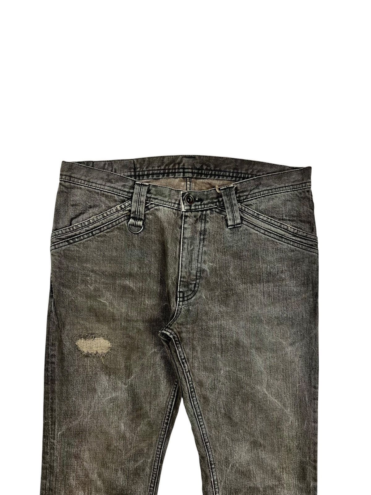 Le Grande Bleu (L.G.B.) 2000s Roarguns - Mud Wash Denim Pants Size US 29 - 8 Thumbnail
