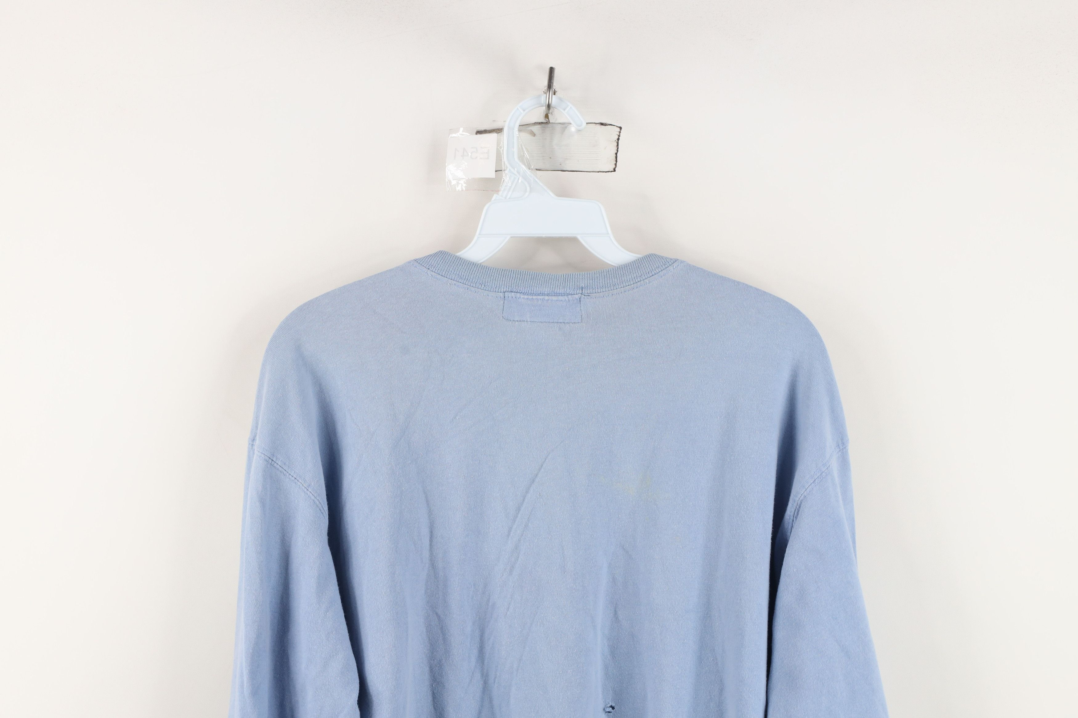 Vintage Vintage 90s Bum Equipment Spell Long Sleeve T-Shirt Blue USA Size US M / EU 48-50 / 2 - 13 Thumbnail