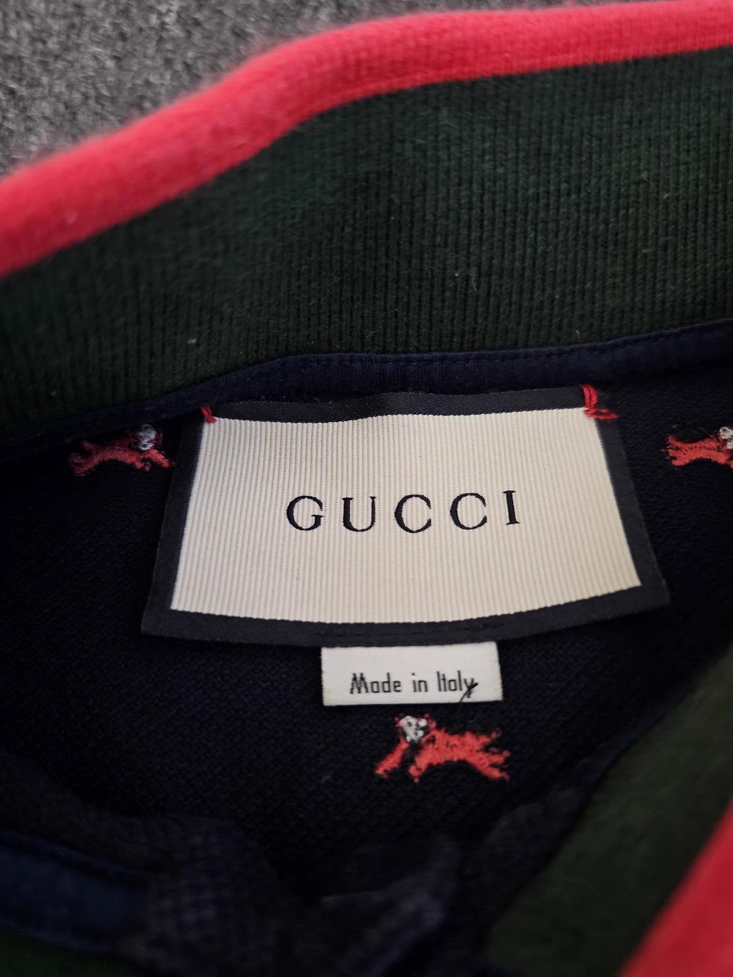 Gucci Gucci Embroidered Polo Shirt, Size US S / EU 44-46 / 1 - 4 Thumbnail