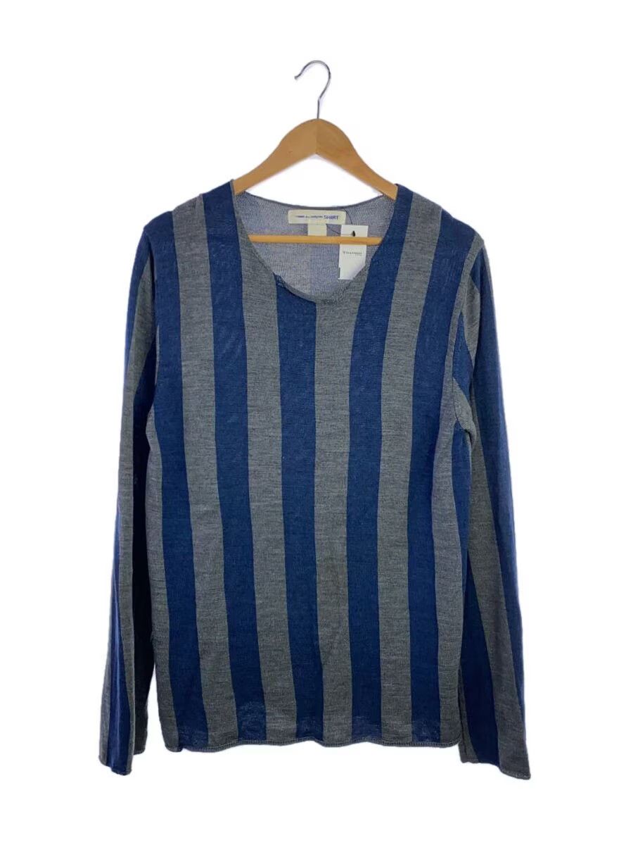 Comme des Garcons × Comme des Garcons SHIRT Striped Wool Knit Sweater Size US M / EU 48-50 / 2 - 1 Thumbnail