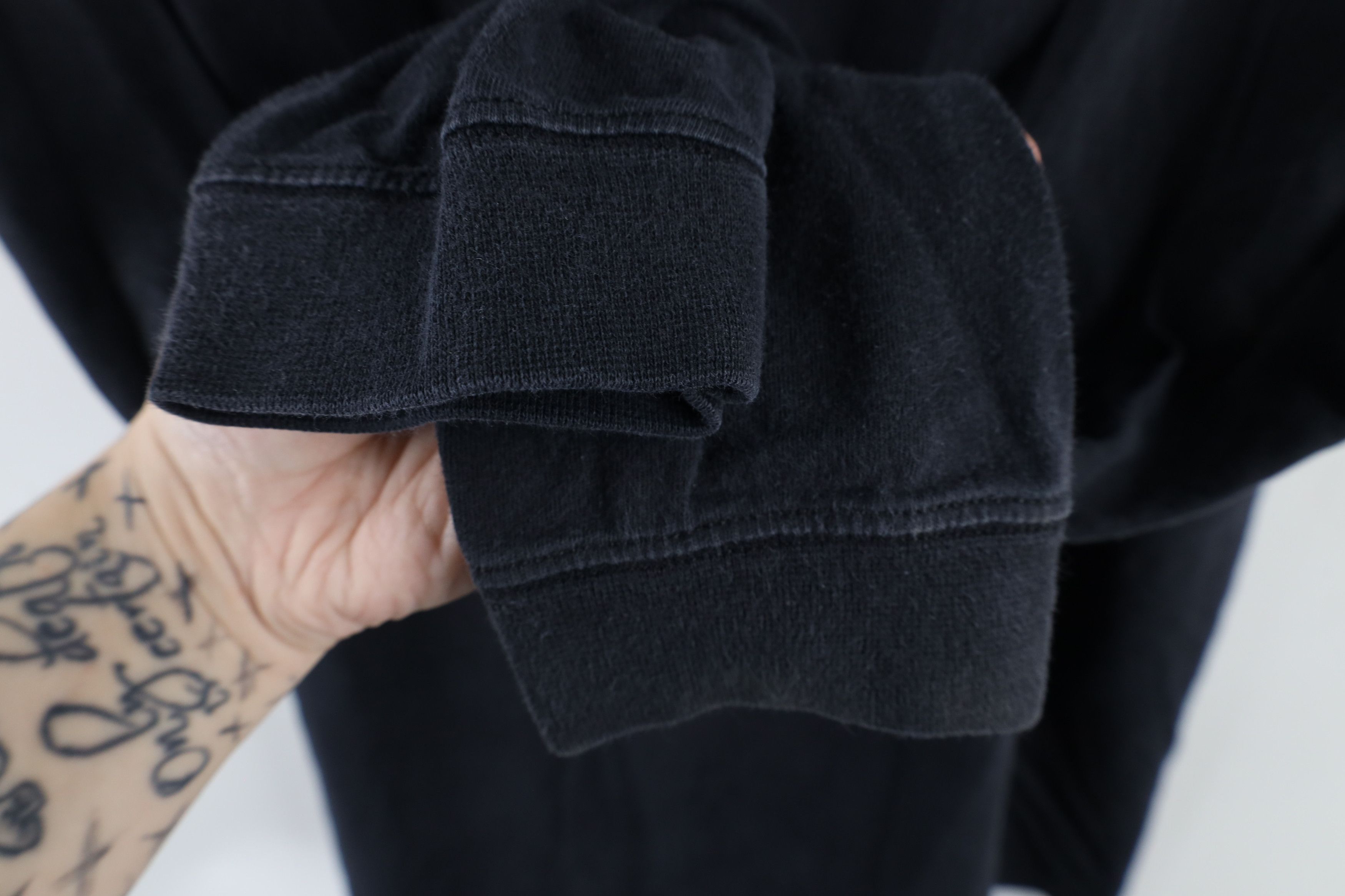 Vintage Vintage 90s Streetwear Long Sleeve T-Shirt Black Cotton Size US L / EU 52-54 / 3 - 5 Thumbnail