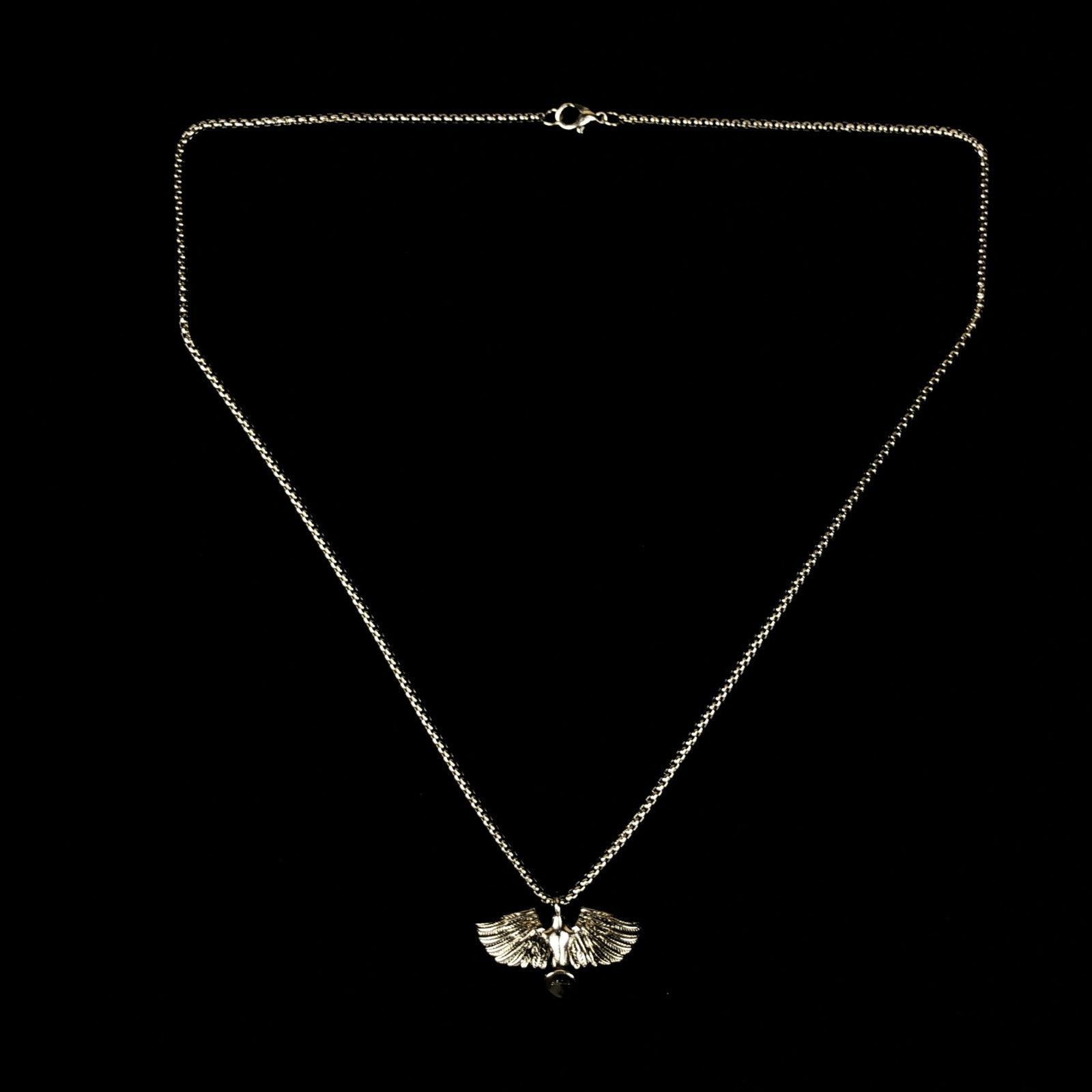 Jewelry Wings Punk Necklace Grunge Chain Size ONE SIZE - 4 Thumbnail