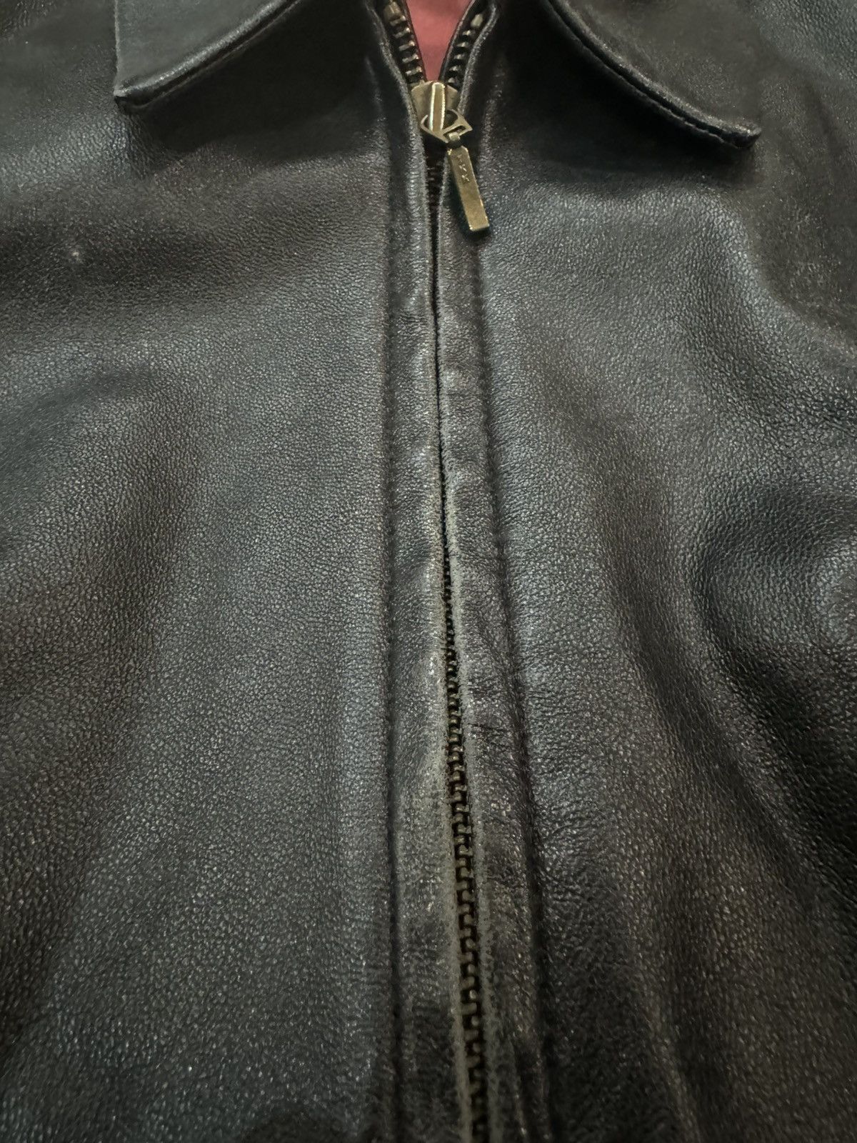 Vintage 00s Y2K vintage Italian Leather Jacket Size M / US 6-8 / IT 42-44 - 3 Thumbnail