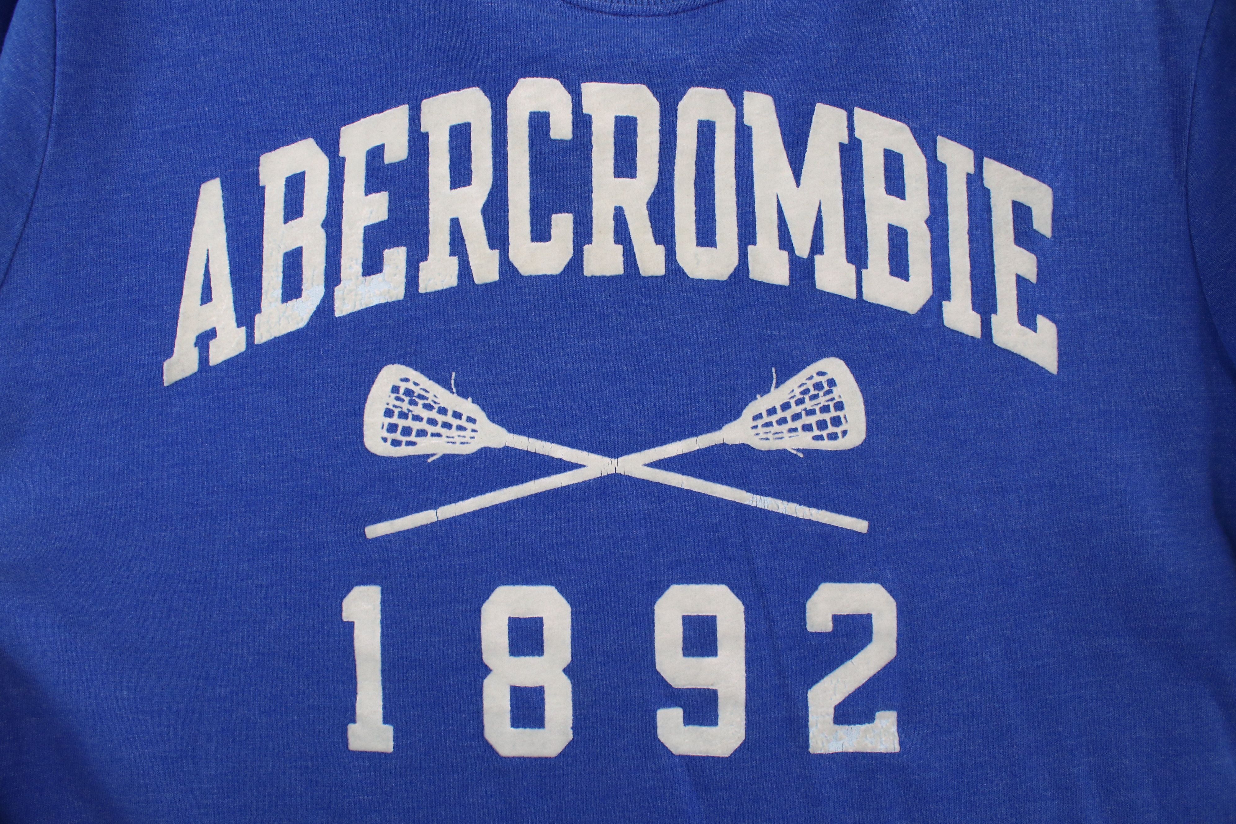 Abercrombie & Fitch × Vintage Vintage Y2K Abercrombie & Fitch Spell Out Lacrosse T-Shirt Size US XXL / EU 58 / 5 - 4 Thumbnail