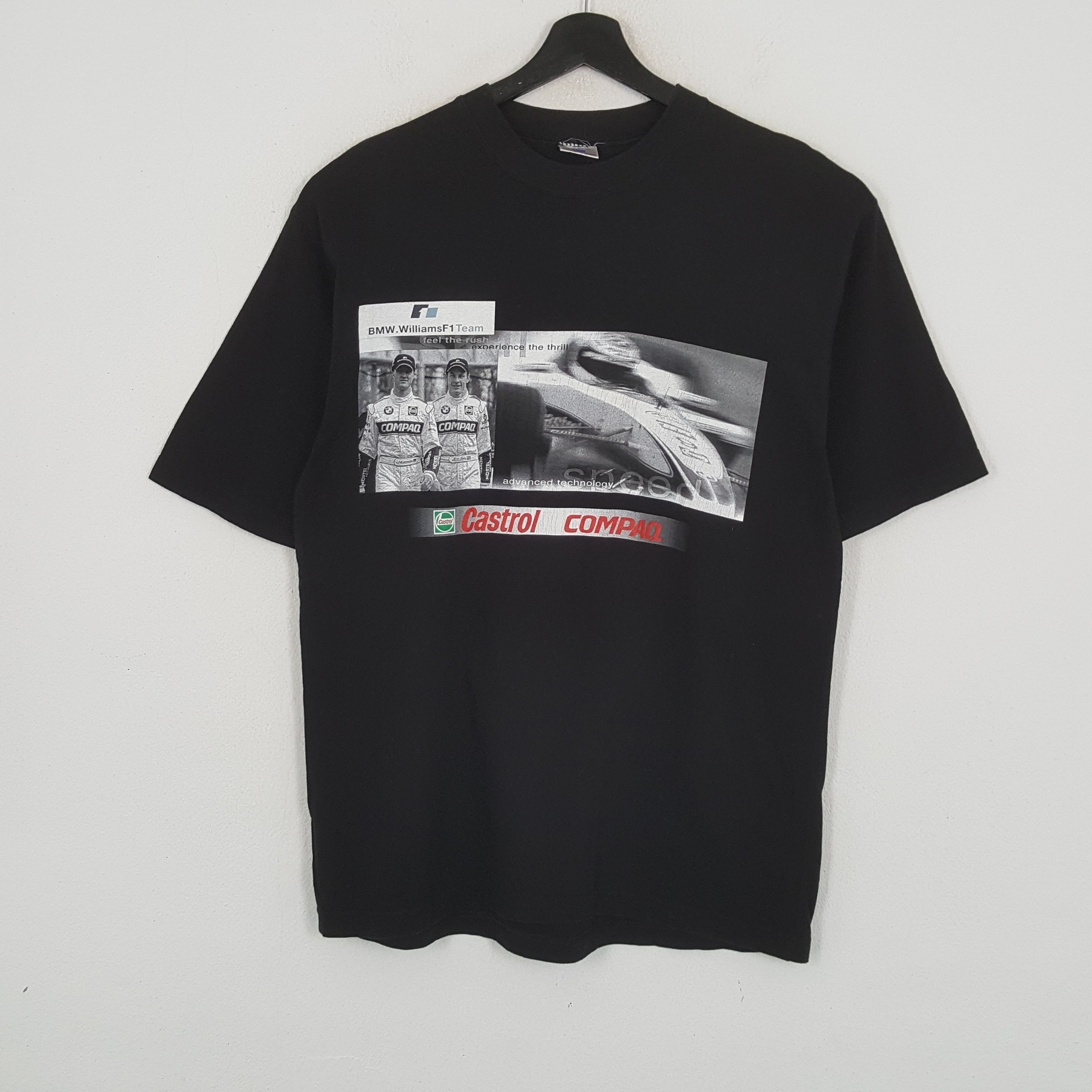 BMW × Vintage BMW WILLIAMS F1 Castrol Motorsports Promo Style Tshirt Size US L / EU 52-54 / 3 - 1 Thumbnail