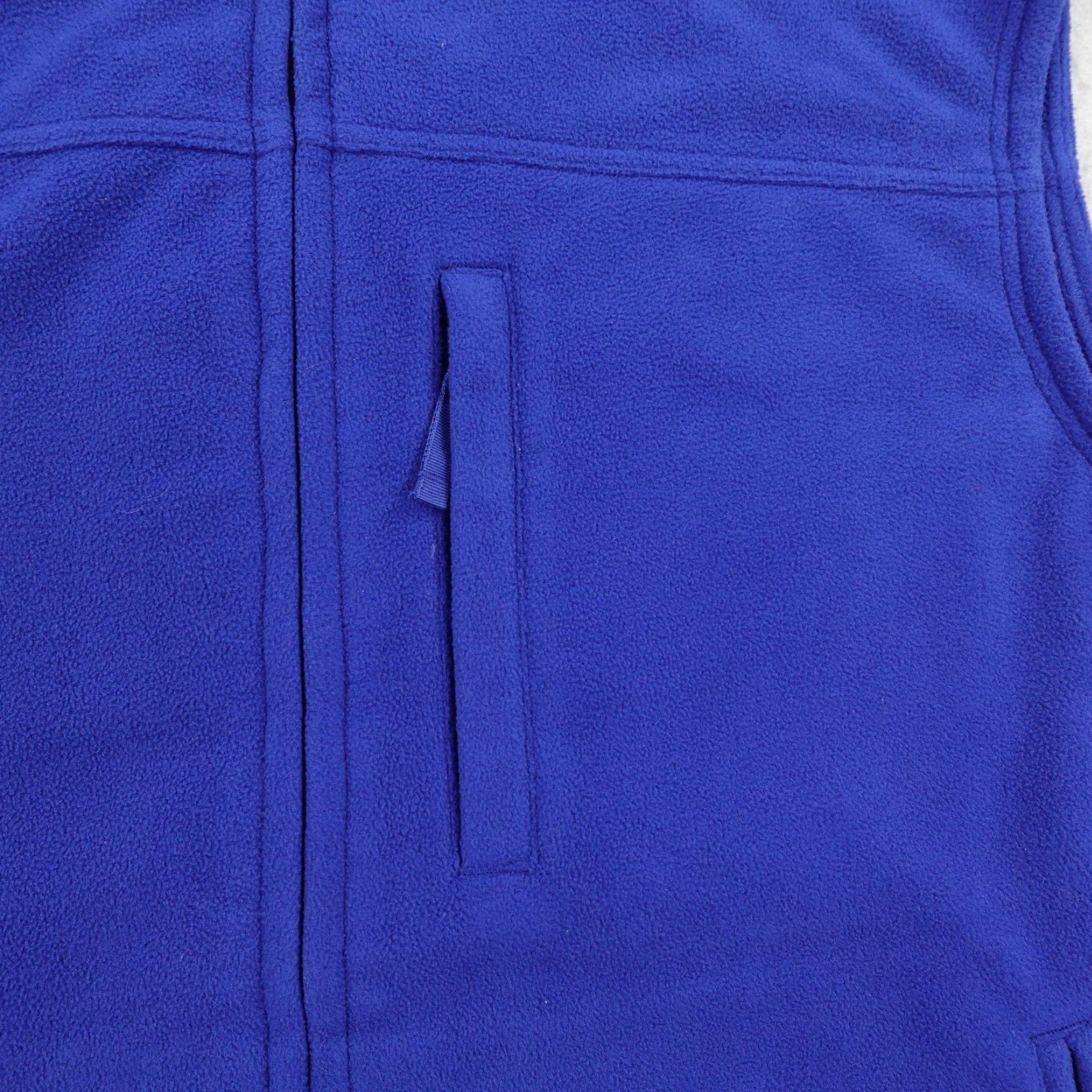 Duluth Trading Company Duluth Vest Mens XL Blue Fleece Full Zip Up Sleeveless Gillet Mock Neck Outdoors Size US XL / EU 56 / 4 - 3 Thumbnail