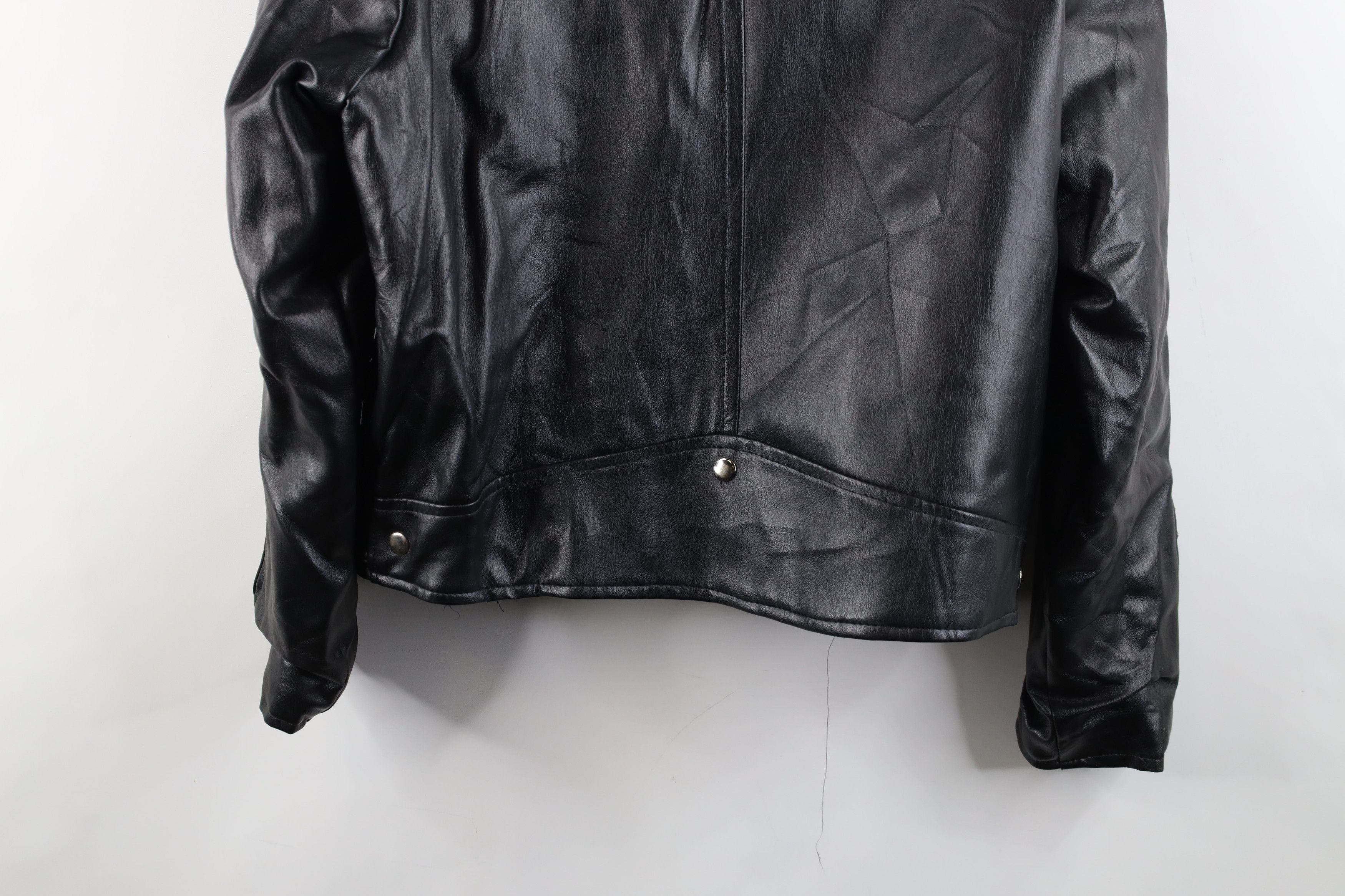 Vintage Vintage 70s 80s Streetwear Chain Zip Motorcycle Jacket Size US XL / EU 56 / 4 - 16 Thumbnail