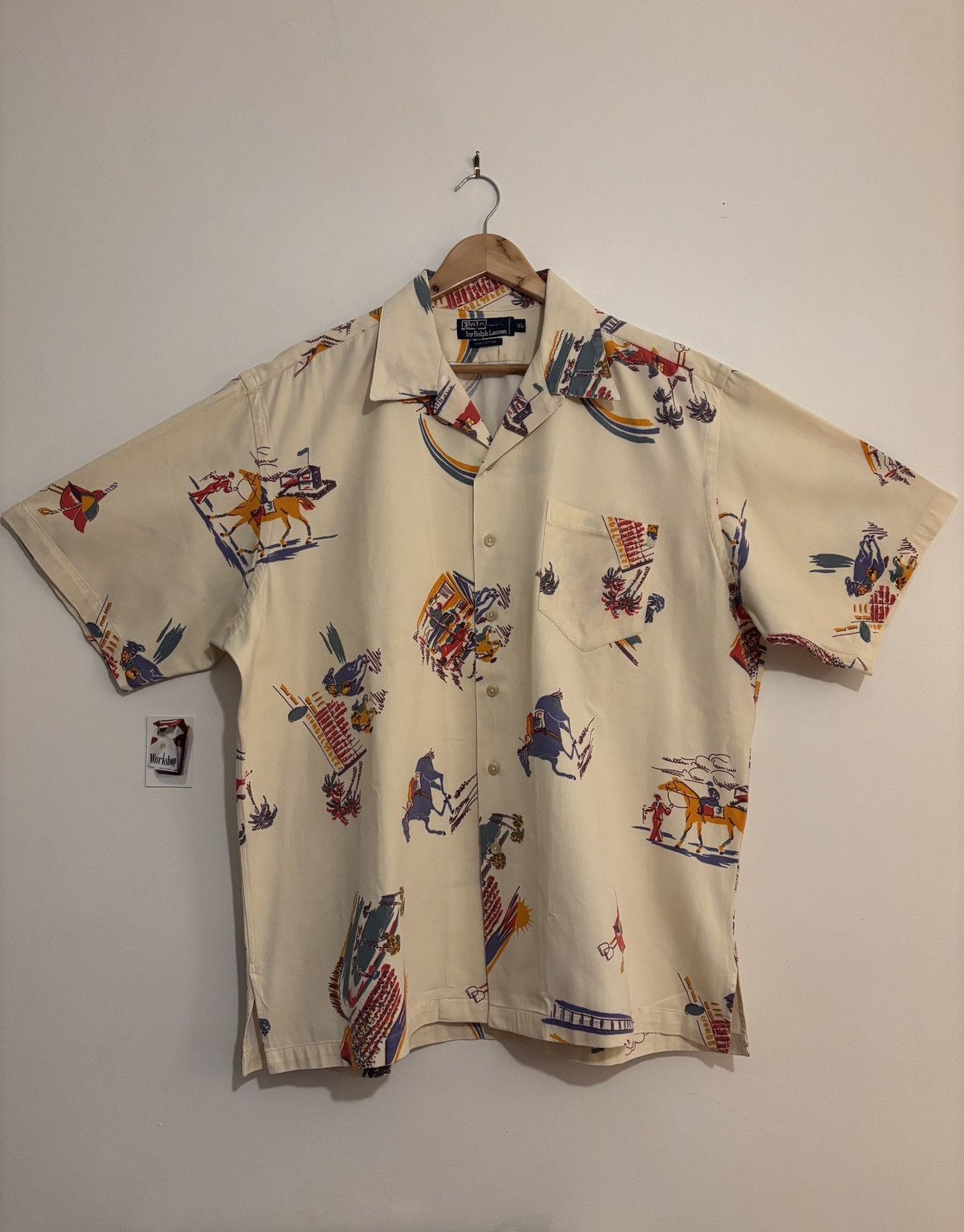 Polo Ralph Lauren Polo Ralph Lauren Equestrian Horse Western Camp Collar Japan Size US XL / EU 56 / 4 - 1 Thumbnail