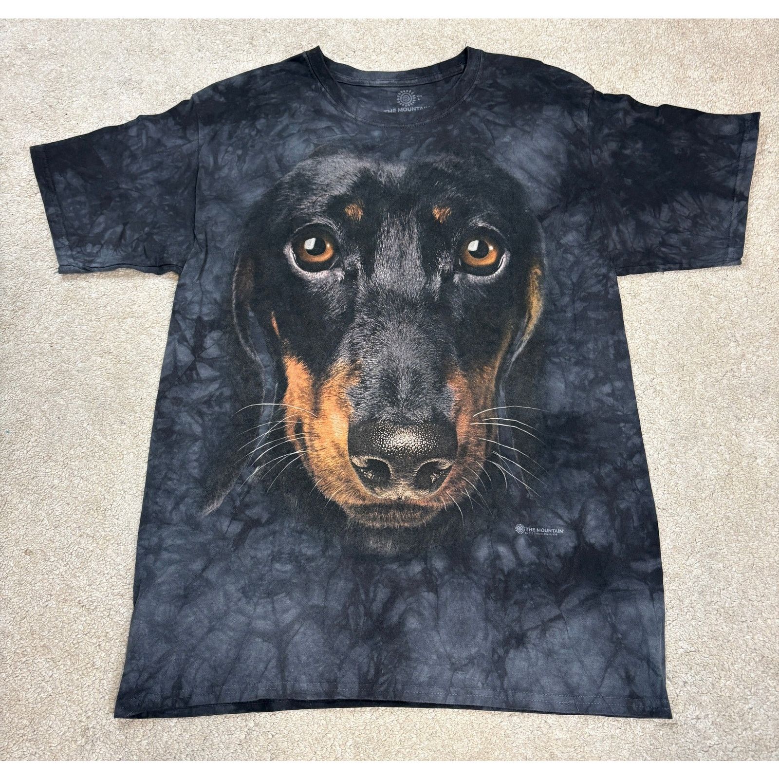 The Mountain NWOT The Mountain Dachshund Dog Graphic Tie-Dye T-Shirt L Size US L / EU 52-54 / 3 - 1 Thumbnail