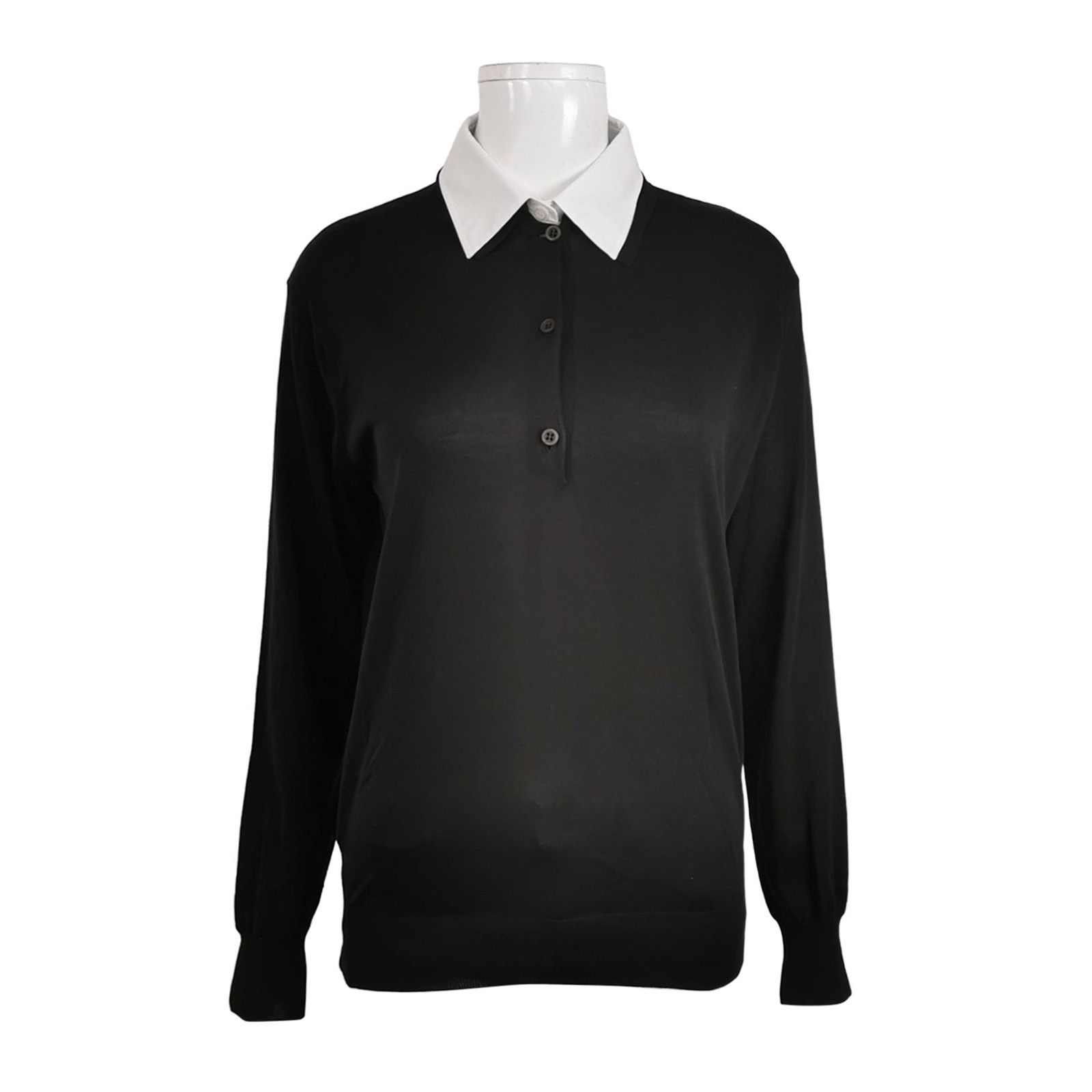 Prada Prada Removable Collar Knit Sweater Size 38 Size XS / US 0-2 / IT 36-38 - 1 Thumbnail