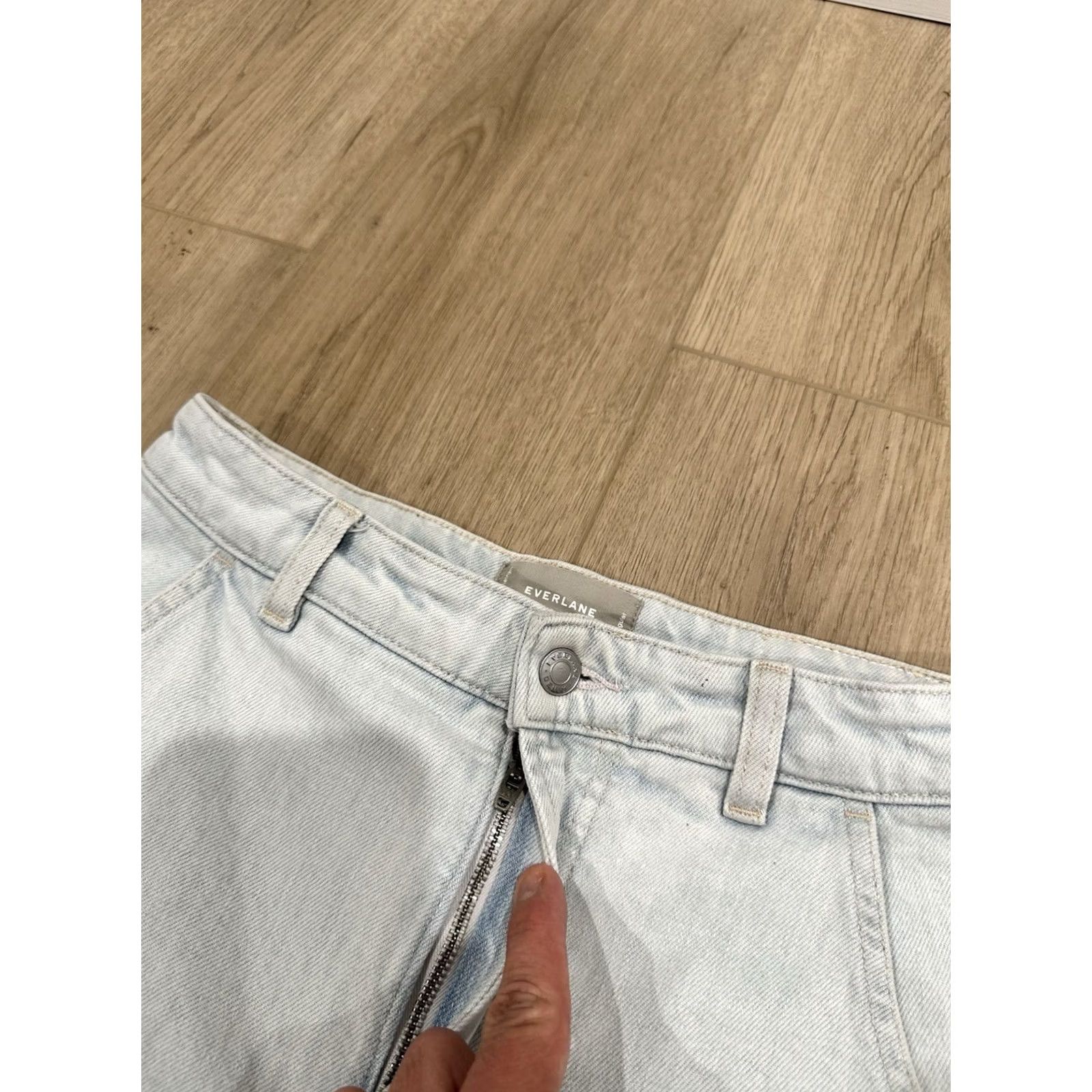 Everlane Everlane Jeans Womens Size 26 Utility Barrel Light Wash Cropped Tapered Denim Size 26" / US 2 / IT 38 - 5 Thumbnail