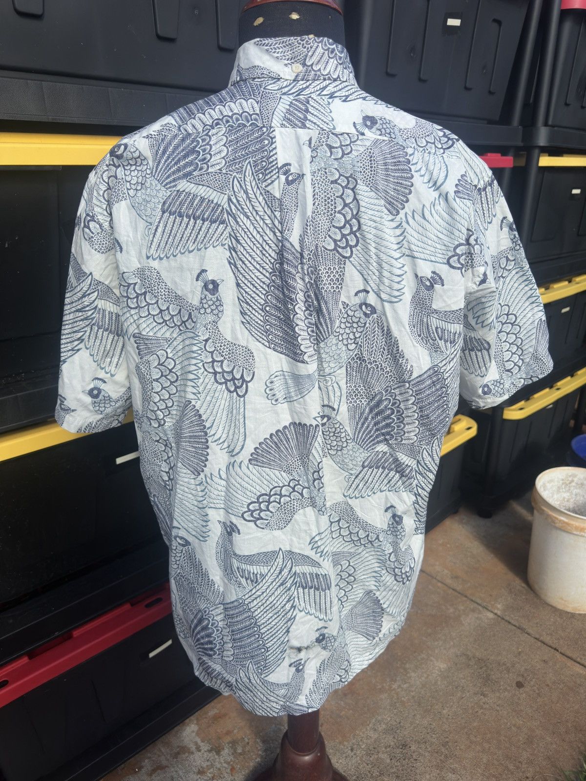 Reyn Spooner PreOwned Reyn Spooner Classic Hawaiian Print White Men's L Size US L / EU 52-54 / 3 - 2 Thumbnail