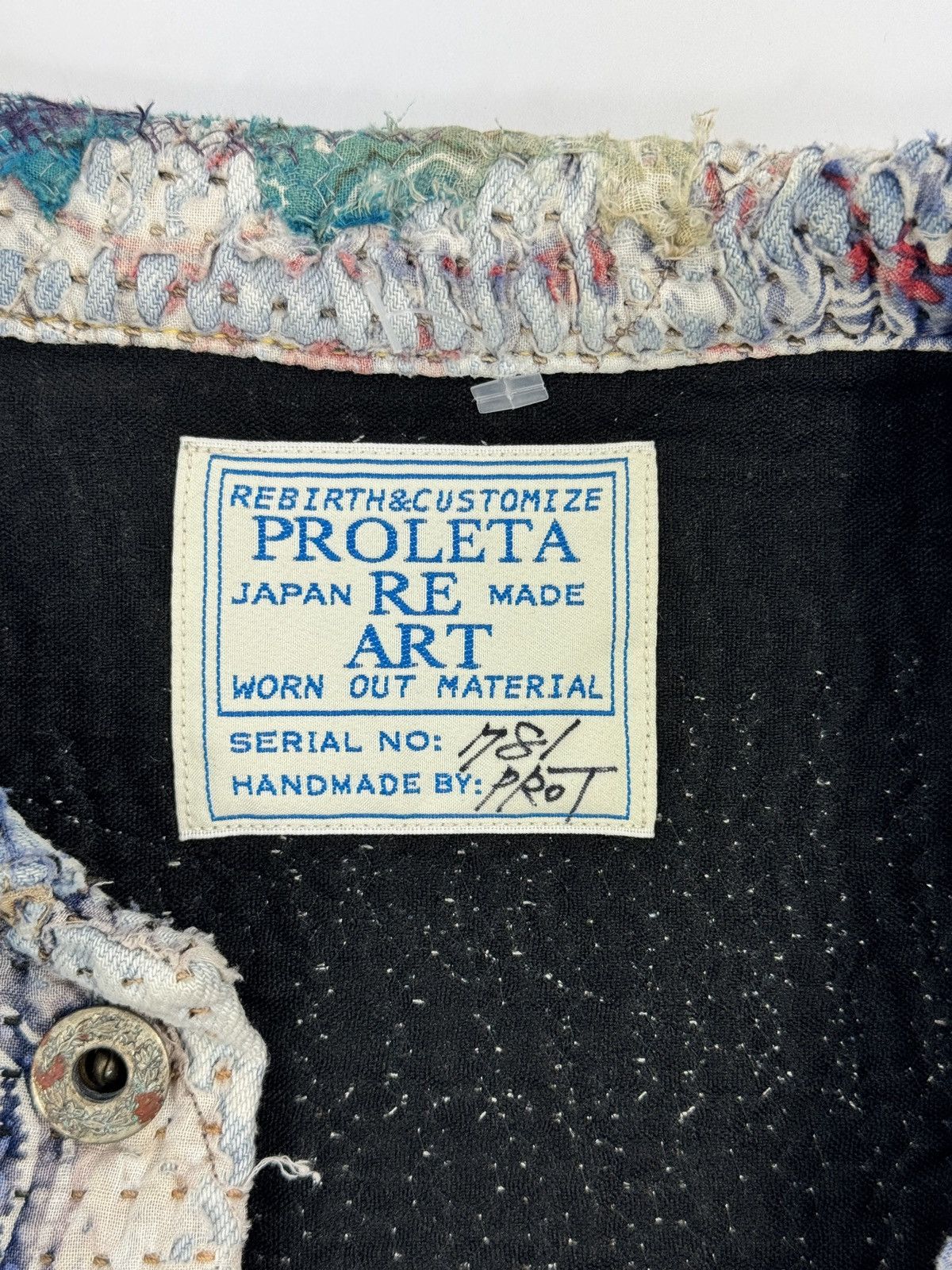 Proleta Re Art #781 BANDANA PRINT DENIM JACKET RRP $7,650 Size US M / EU 48-50 / 2 - 5 Thumbnail