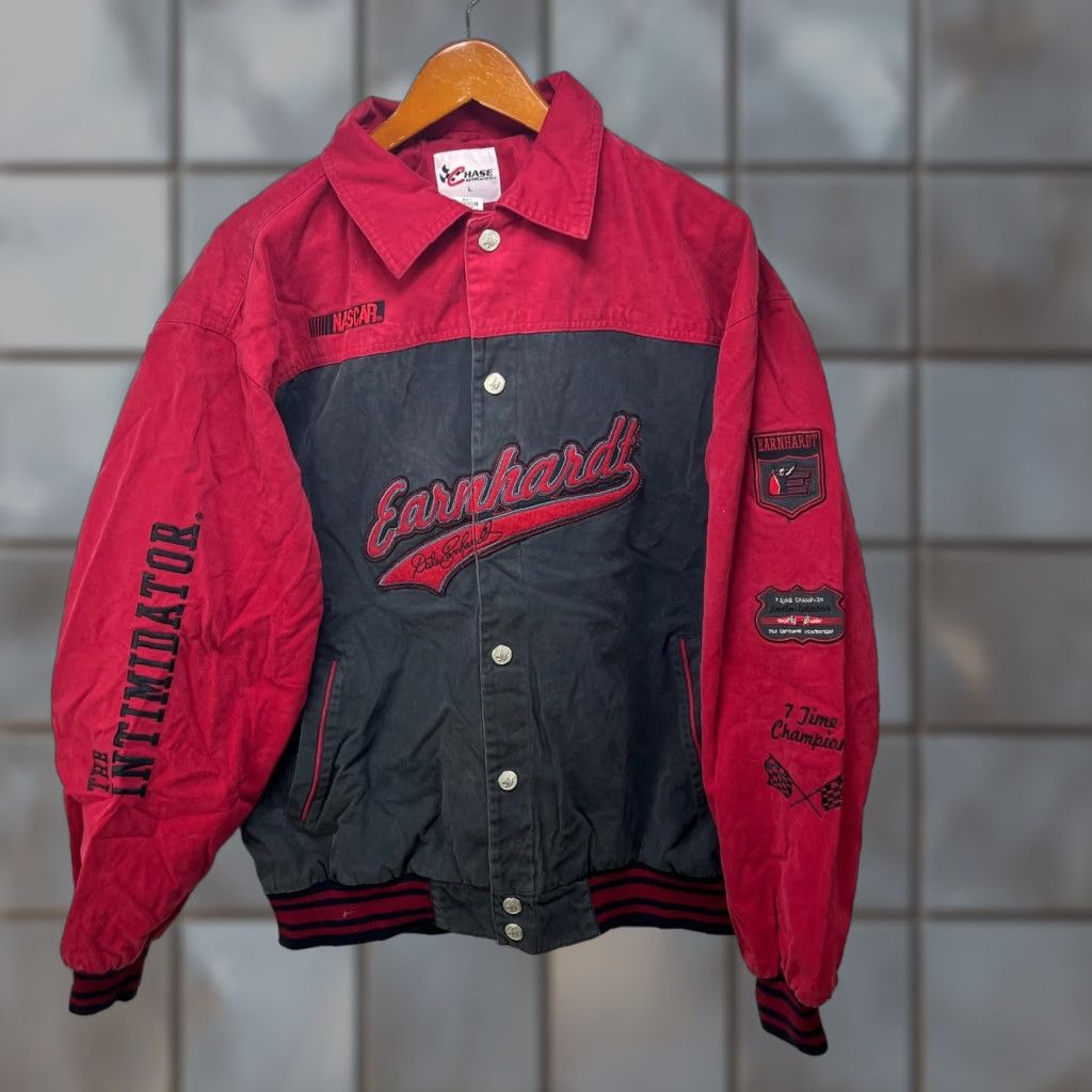 Chase Authentics VINTAGE Chase Authentics Racing Jacket L Red 90s Men Windbreaker Embroidered Logo Jacket Size US L / EU 52-54 / 3 - 1 Thumbnail
