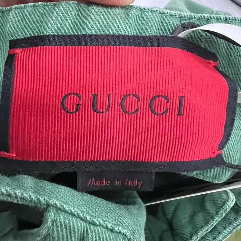 Gucci Gucci Green washed trousers 2502-Nextarrow Size US 30 / EU 46 - 3 Thumbnail