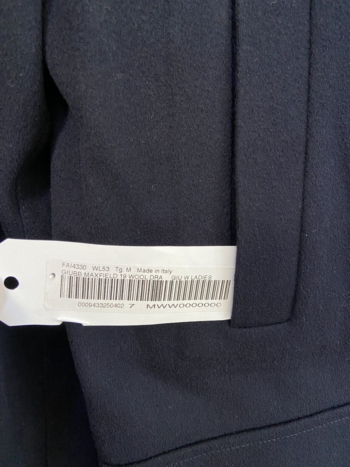 Loro Piana Loro Piana Double Breasted Felt Coat Dark Blue Size M / US 6-8 / IT 42-44 - 4 Thumbnail