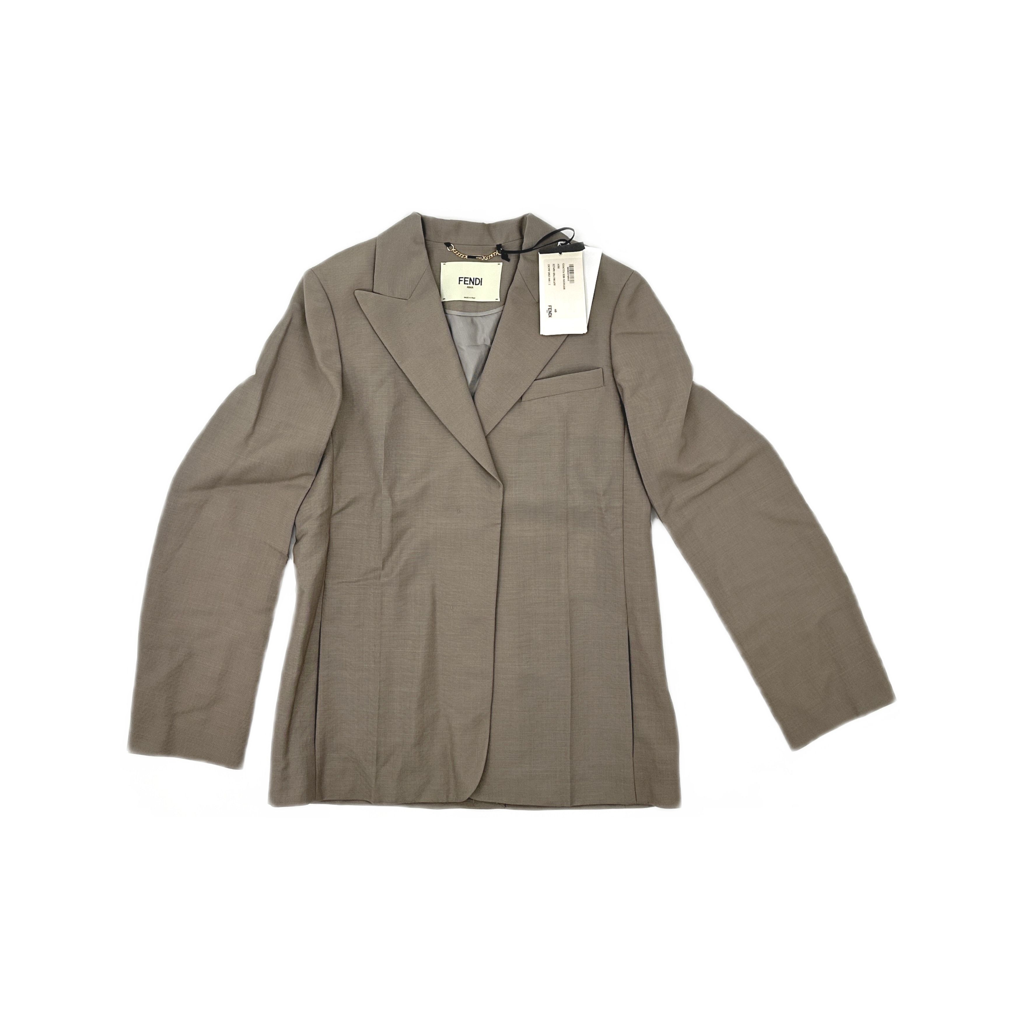Fendi Fendi Mohair Wool Blend Blazer Size IT 40 Size S / US 4 / IT 40 - 1 Thumbnail