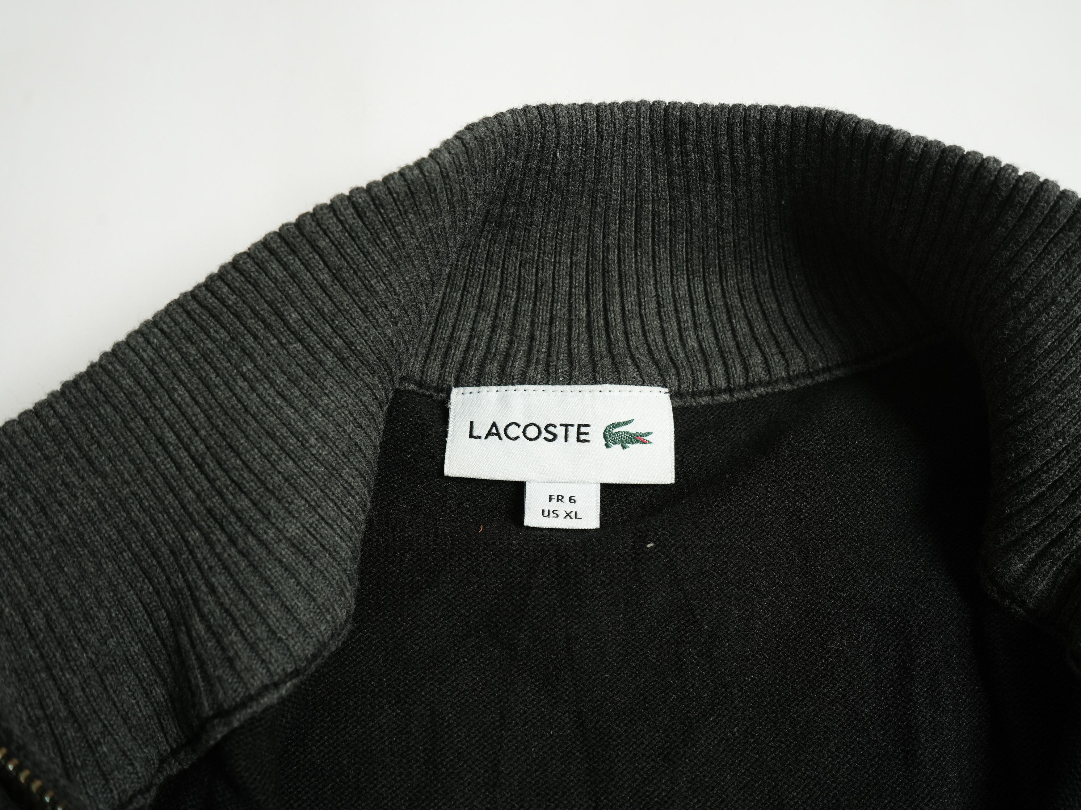 Lacoste Lacoste Full Zip Sweater Jumper Size US XL / EU 56 / 4 - 5 Thumbnail