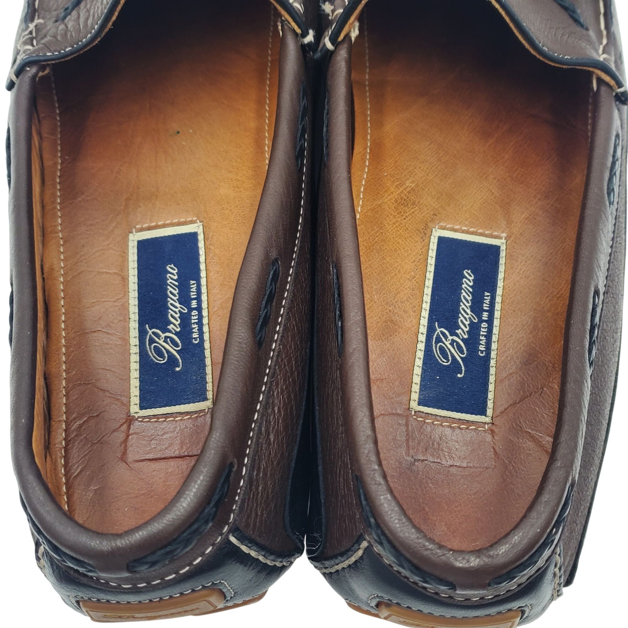 Cole Haan Bragano Cole Haan Men's size 10.5 Brown Leather Driving loaf Size US 10.5 / EU 43-44 - 11 Thumbnail