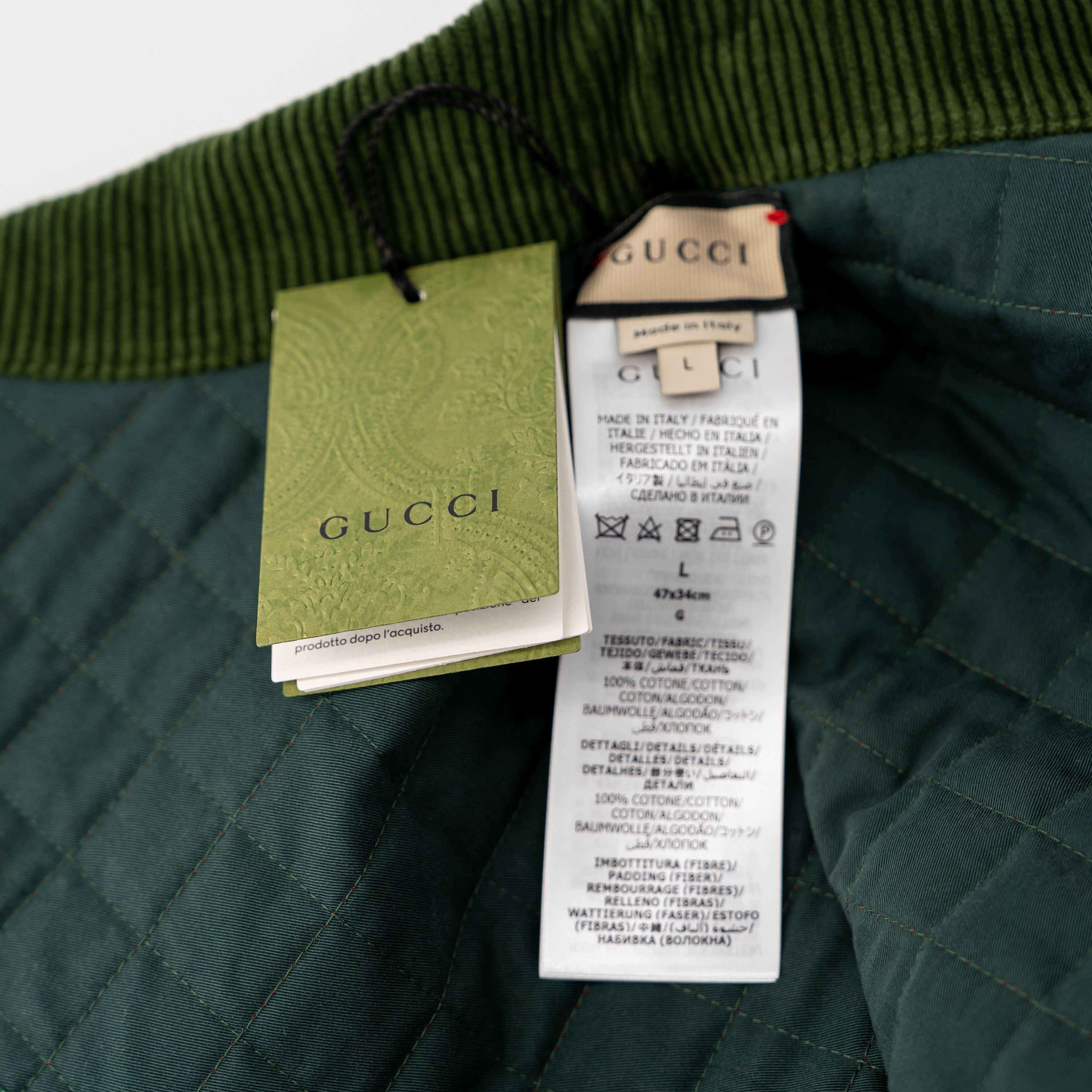 Gucci size L - Gucci Dog Pet Trench Coat GG Red Green Size ONE SIZE - 6 Thumbnail