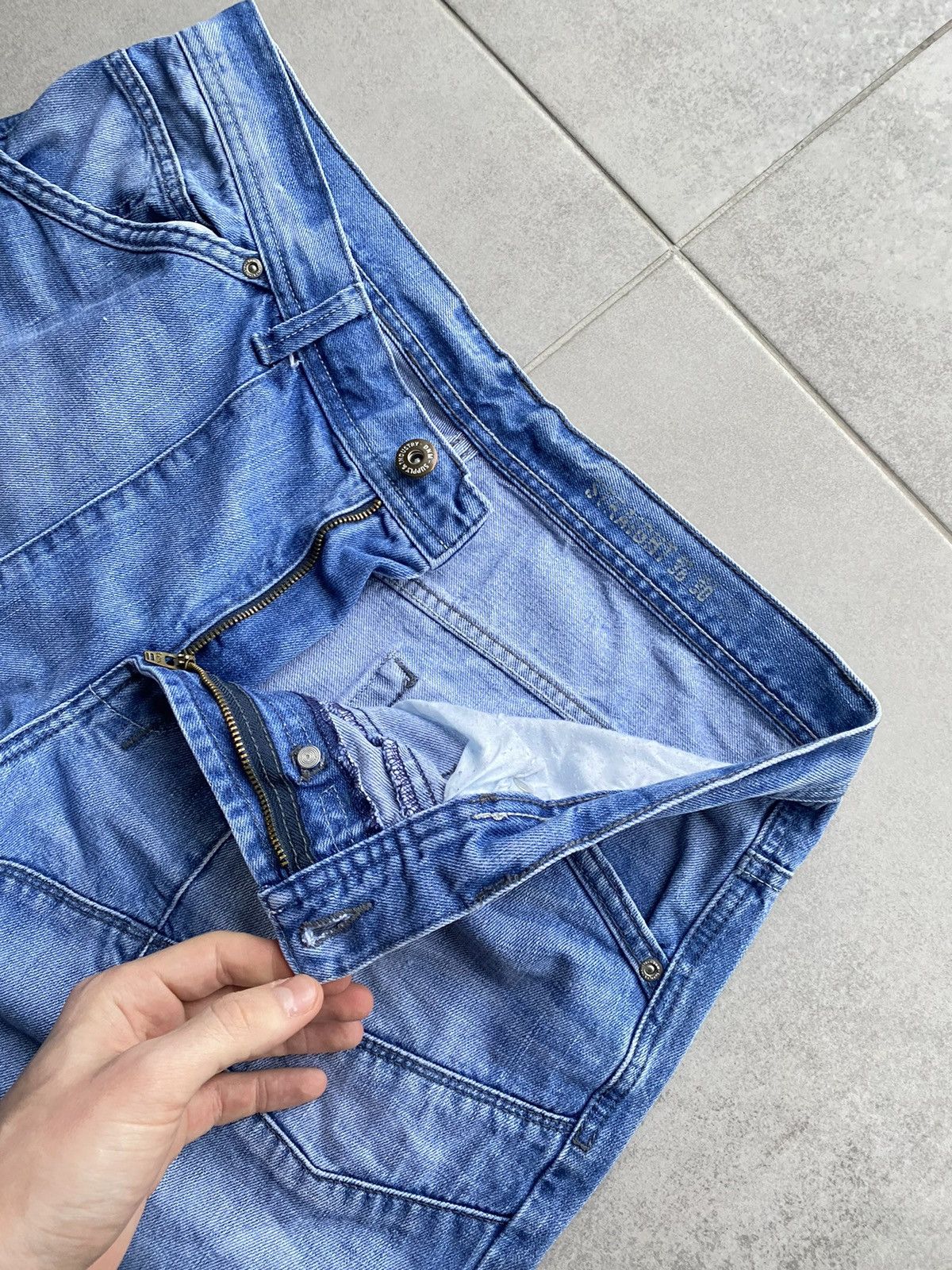 Other Vintage Y2K Blue Denim Jeans Size US 36 / EU 52 - 4 Thumbnail