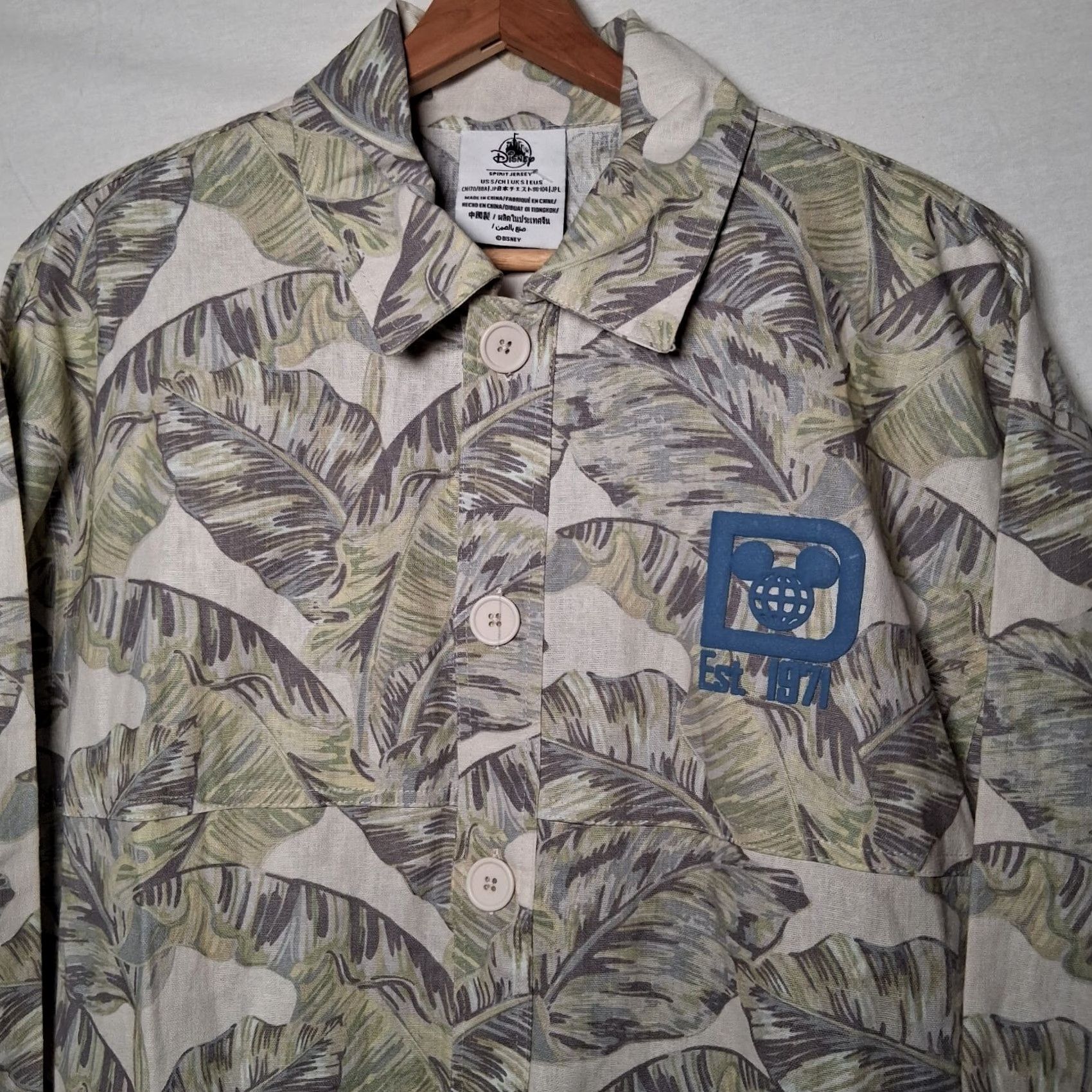 Vintage VINTAGE Walt Disney World Spirit Jersey Shirt S Button Collar Palms Safari Linen Blend Size US S / EU 44-46 / 1 - 3 Thumbnail
