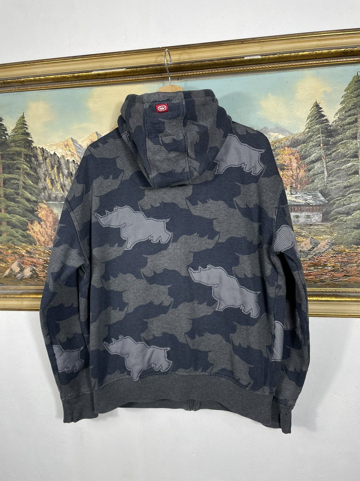 Ecko Unltd. × Vintage Ecko Untld. Vintage Y2k 00s Zip Hoodie Sweatshirt Swag Drip Size US M / EU 48-50 / 2 - 8 Thumbnail