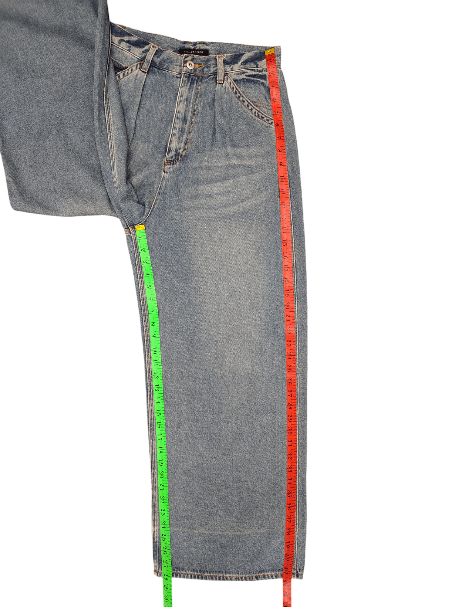 If Six Was Nine Baggy Jeans Pageboy Japan Carpenter Denim Wide Leg Y2k Size US 28 / EU 44 - 7 Thumbnail