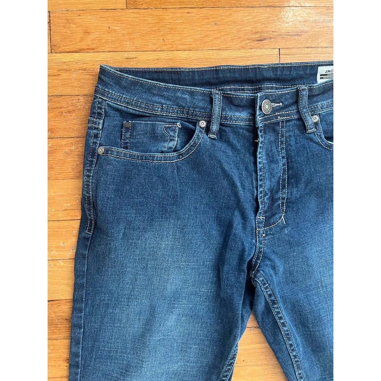 Michael Jackson Jackson Men Trento Blue Slim Fit Jean Blue Size 32 A000862 Size US 32 / EU 48 - 6 Thumbnail