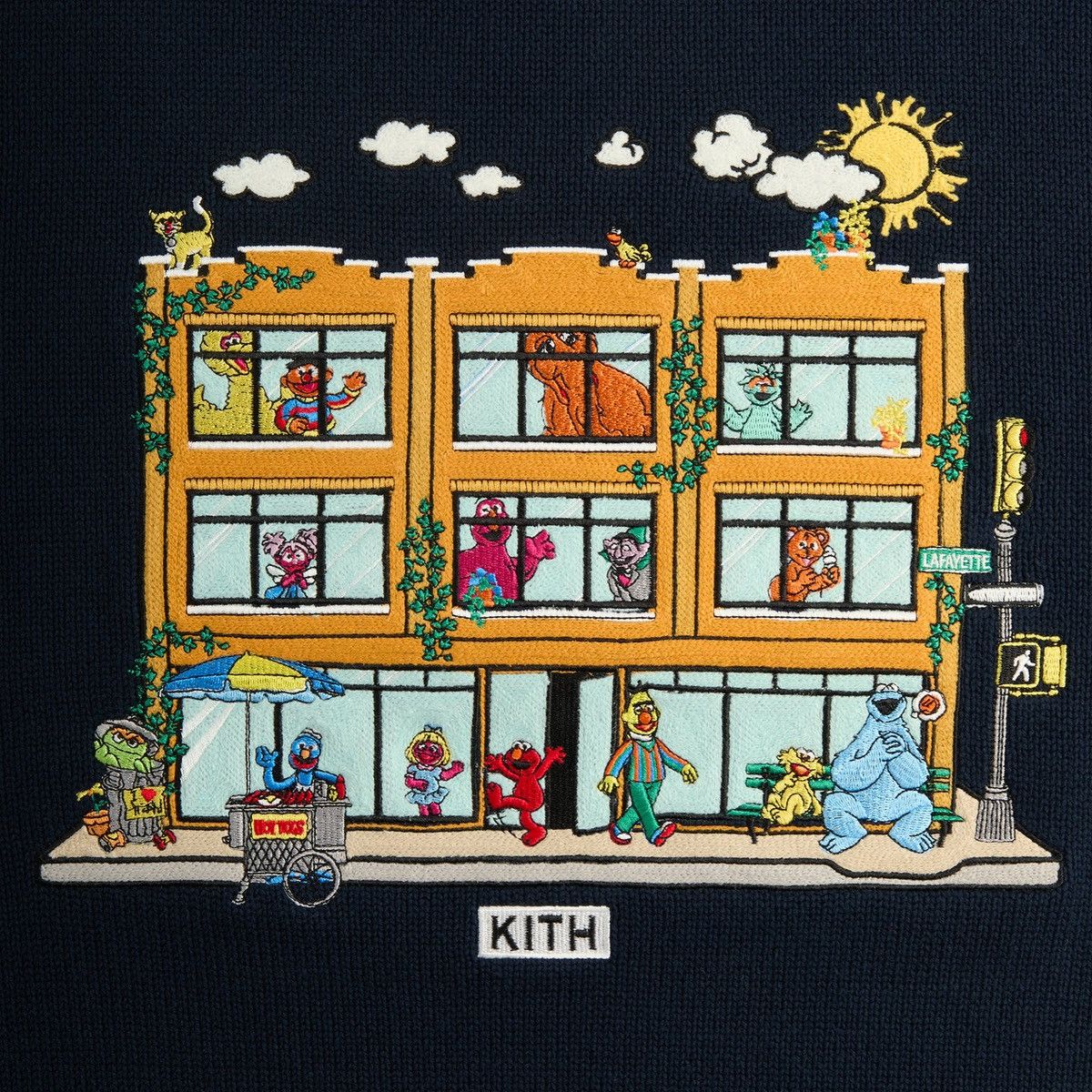 Kith Kith for Sesame Street Lafayette Crewneck Sweater Size Large Size US L / EU 52-54 / 3 - 3 Thumbnail