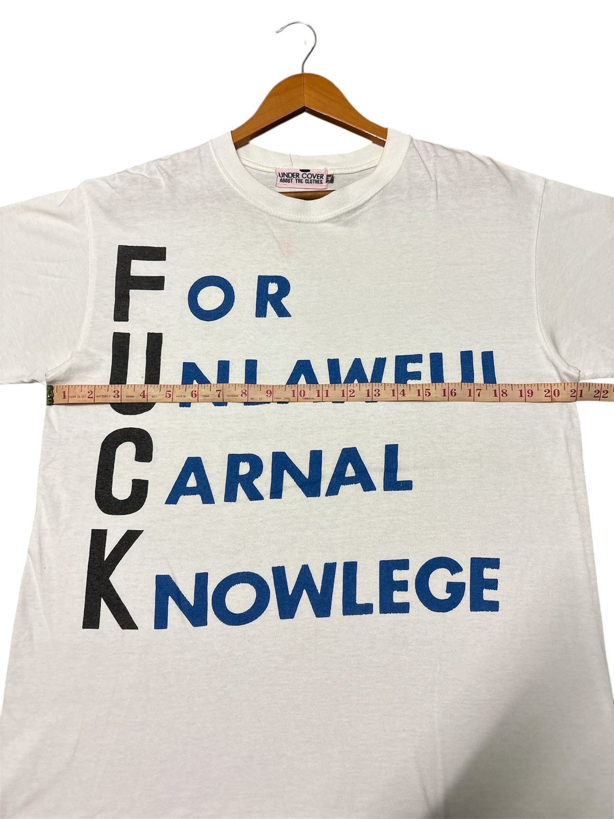 Undercover 💸BINDING OFFER💸VINTAGE 90S UNDERCOVER F.U.C.K TEE💥 Size US M / EU 48-50 / 2 - 9 Thumbnail