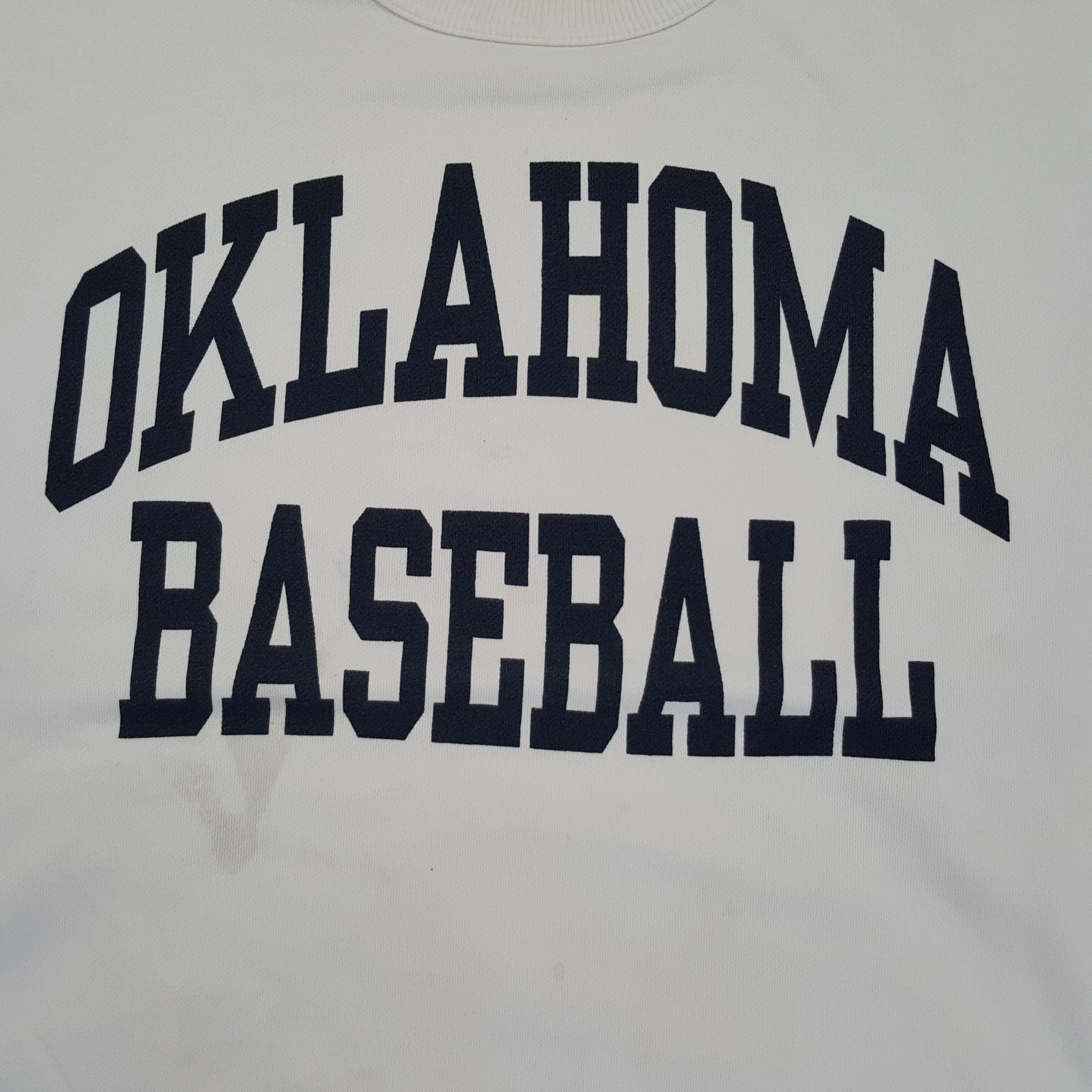 Champion × Vintage Vintage Oklahoma Baseball MLB Sweatshirts Size US XL / EU 56 / 4 - 2 Thumbnail