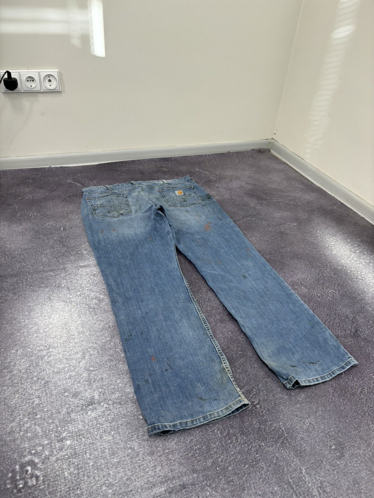 Carhartt Vintage Carhartt Y2K Faded Blue Work Hype Relaxed Fit Jeans Size US 38 / EU 54 - 3 Thumbnail