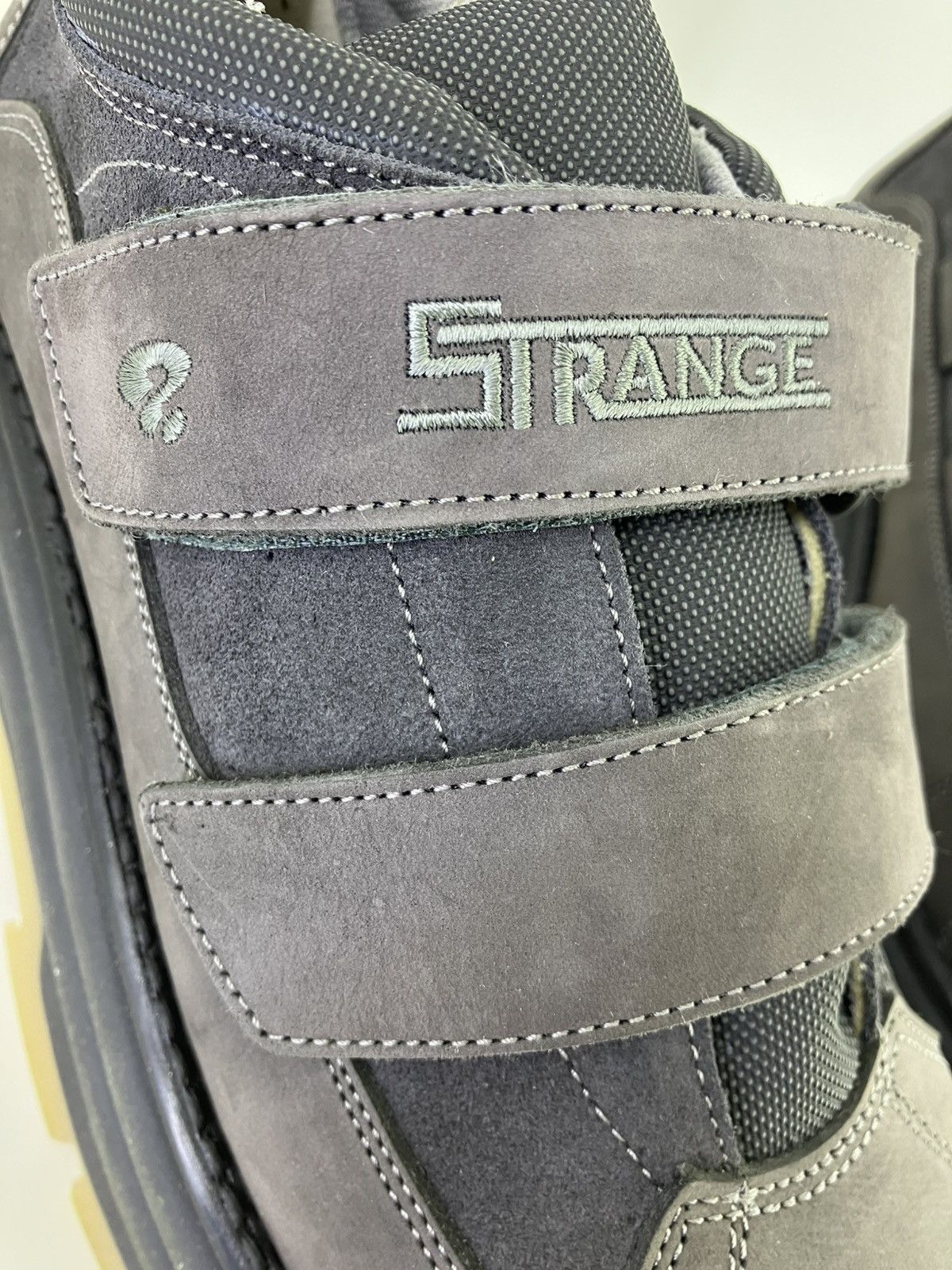 Vintage Strange ? genuine leather chunky platform 90s00s shoes Size US 11 / EU 44 - 6 Thumbnail